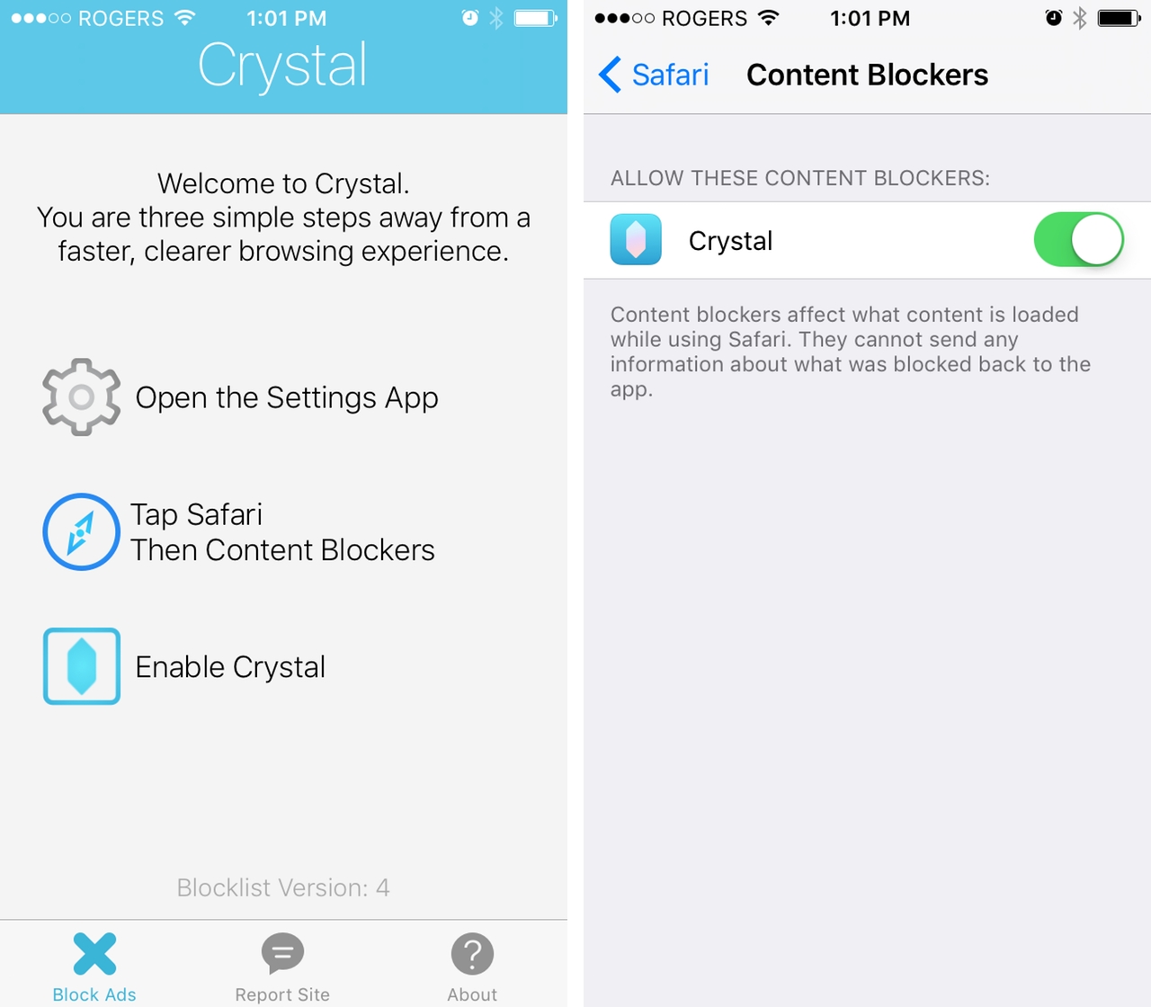 Crystal iOS