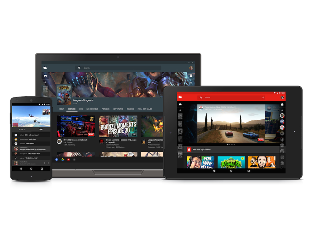 YouTube Gaming Android