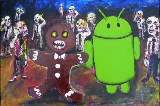 Android Gingerbread Zombie Easter Egg