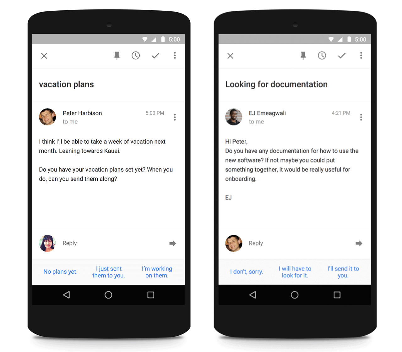 smart reply inbox by gmail