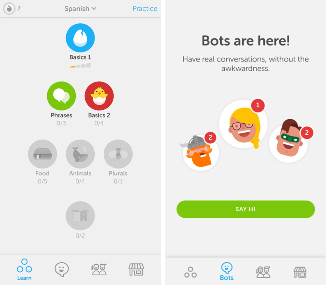 Duolingo Chatbots
