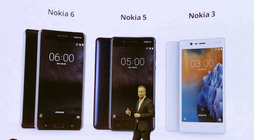 Screenshot of Nokia MWC press conference