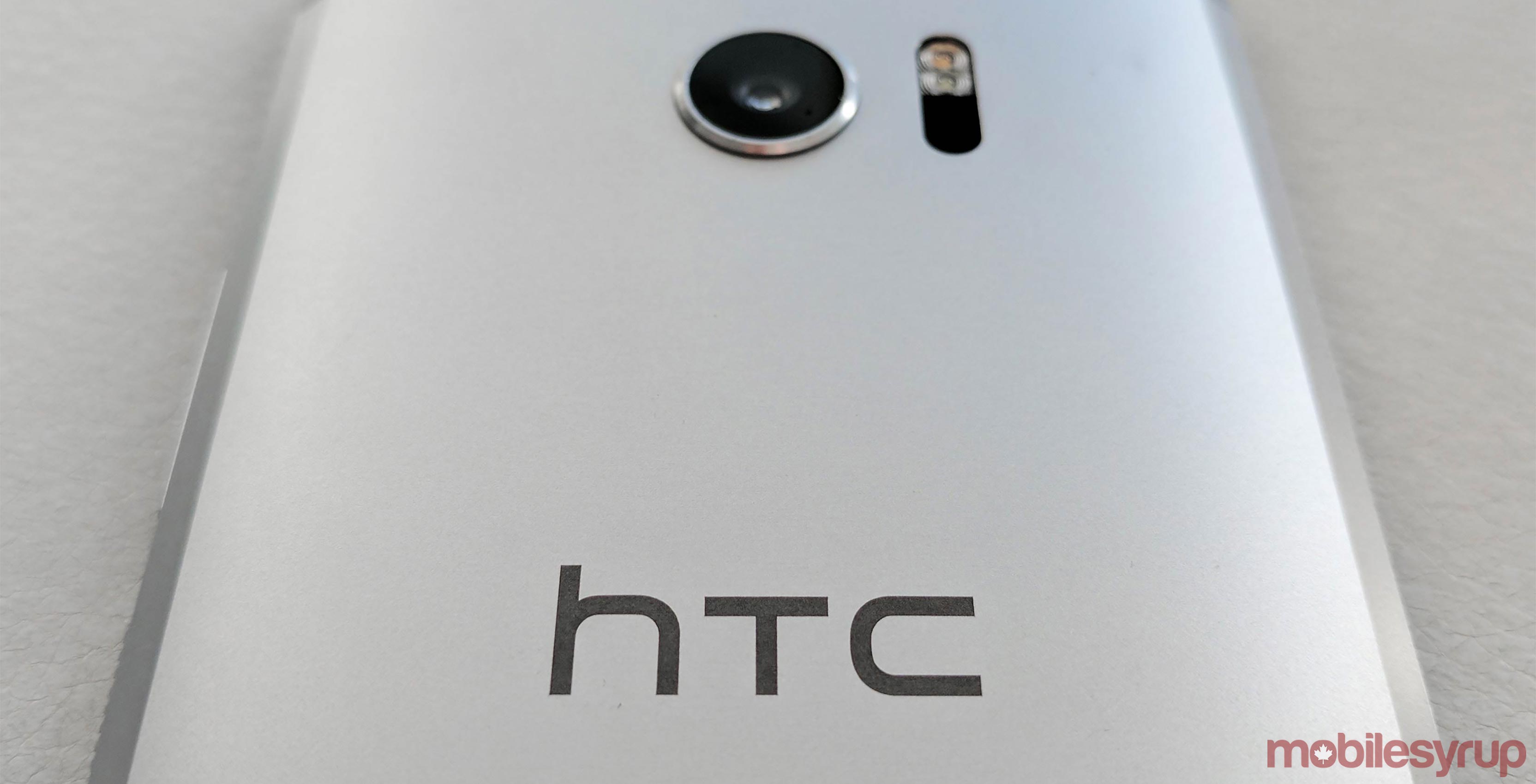 Back of HTC 10 smartphone