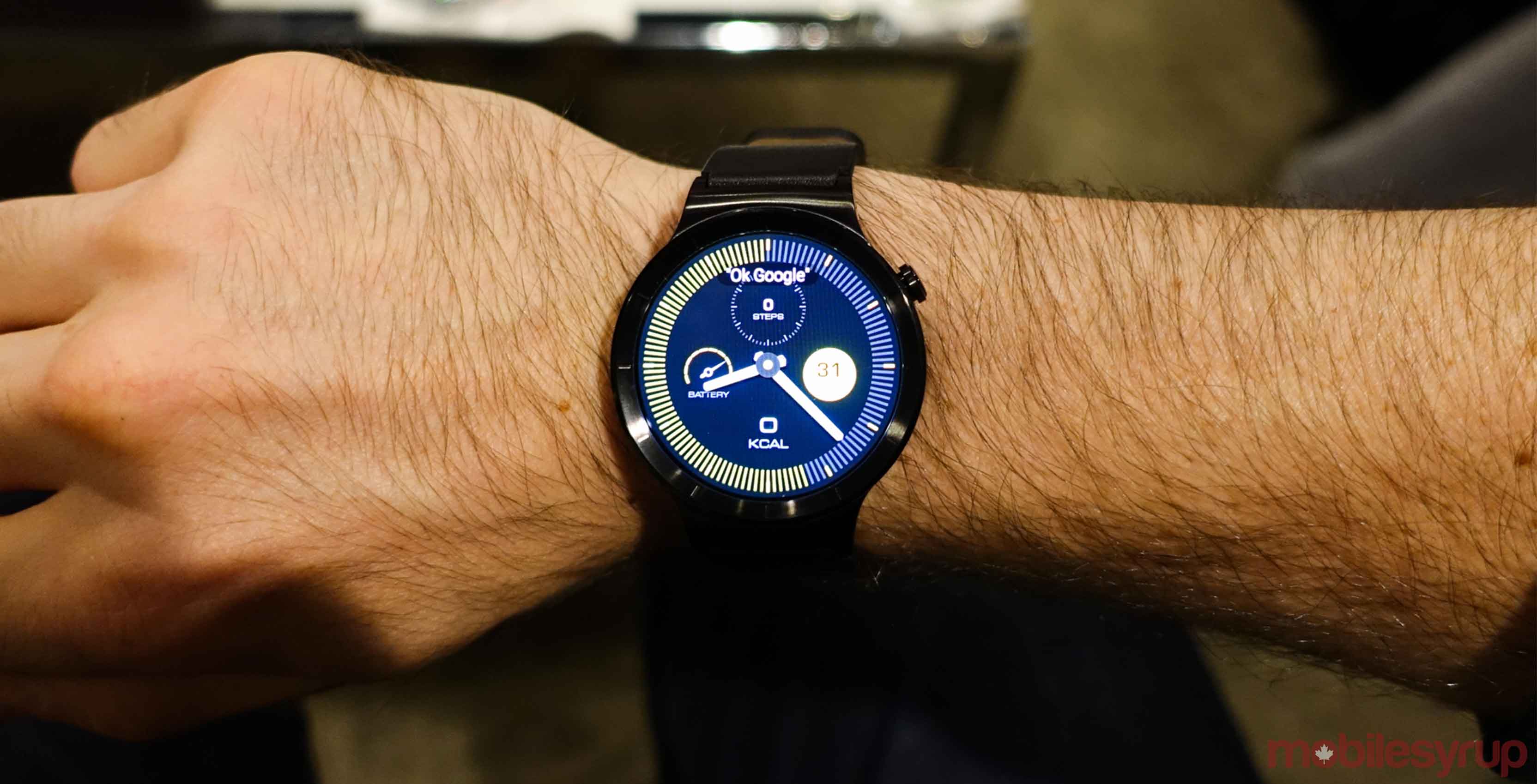Huawei Watch 2 on wrist