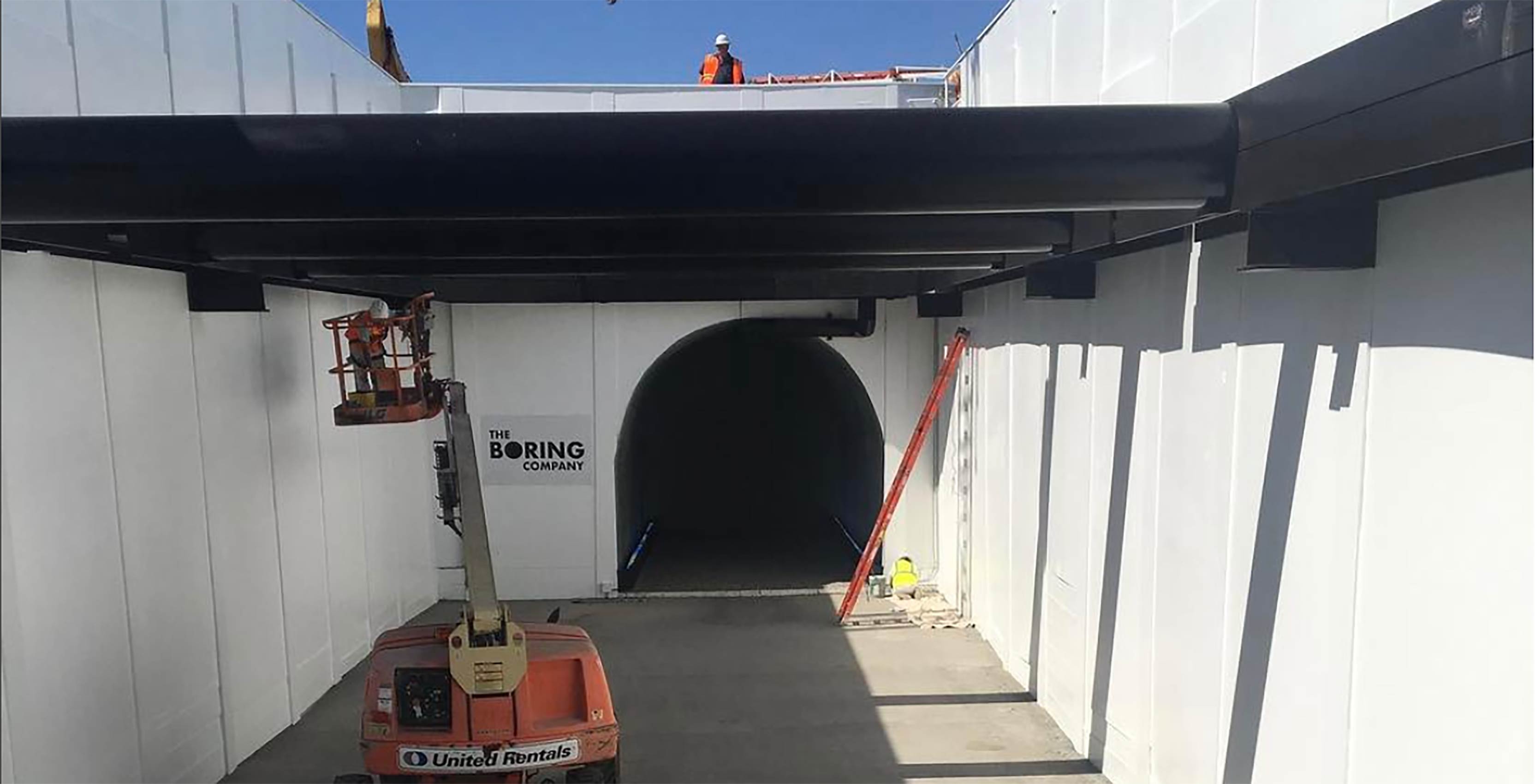 Boring Company tunnel construction