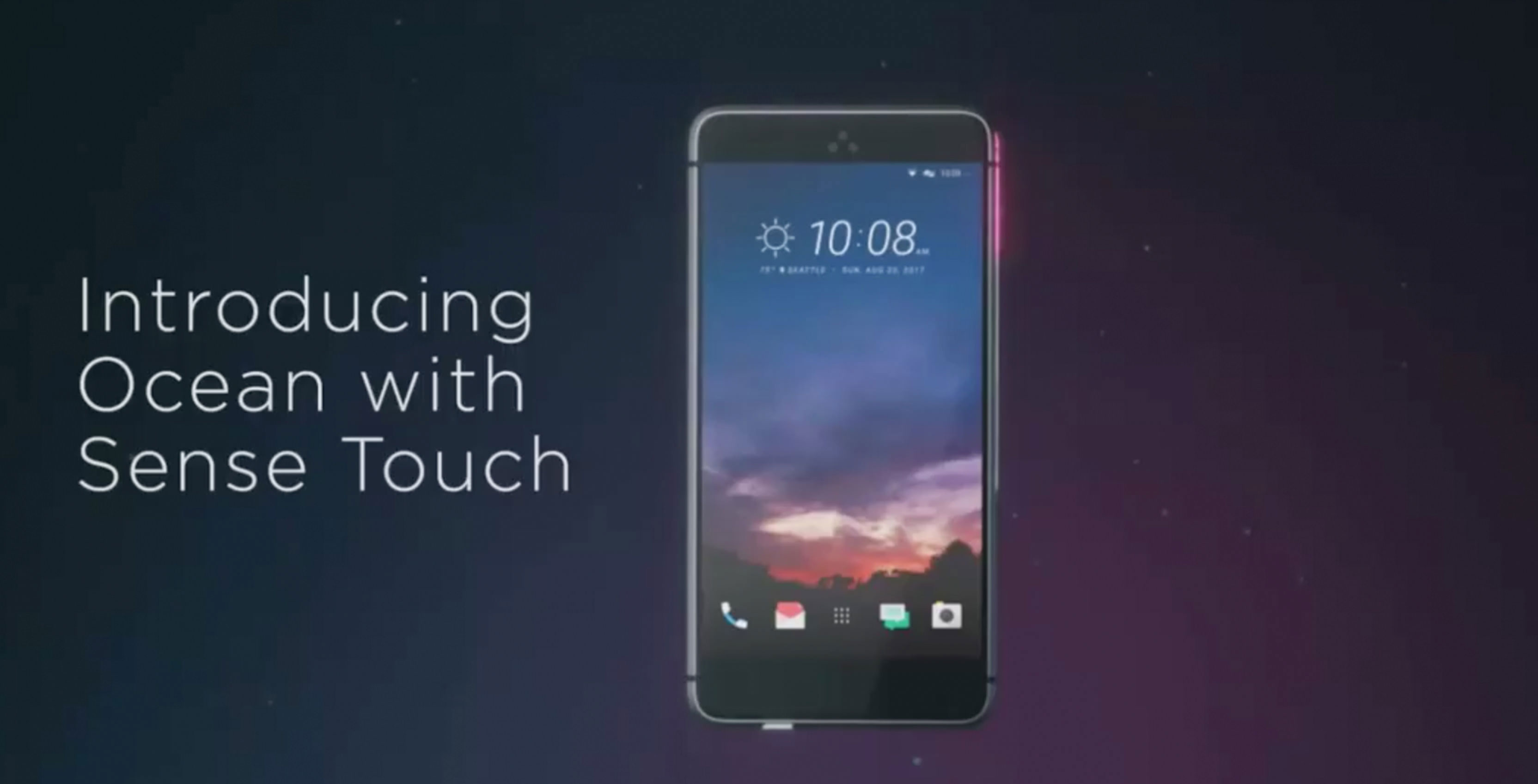 Alleged HTC U11 with Sense Touch