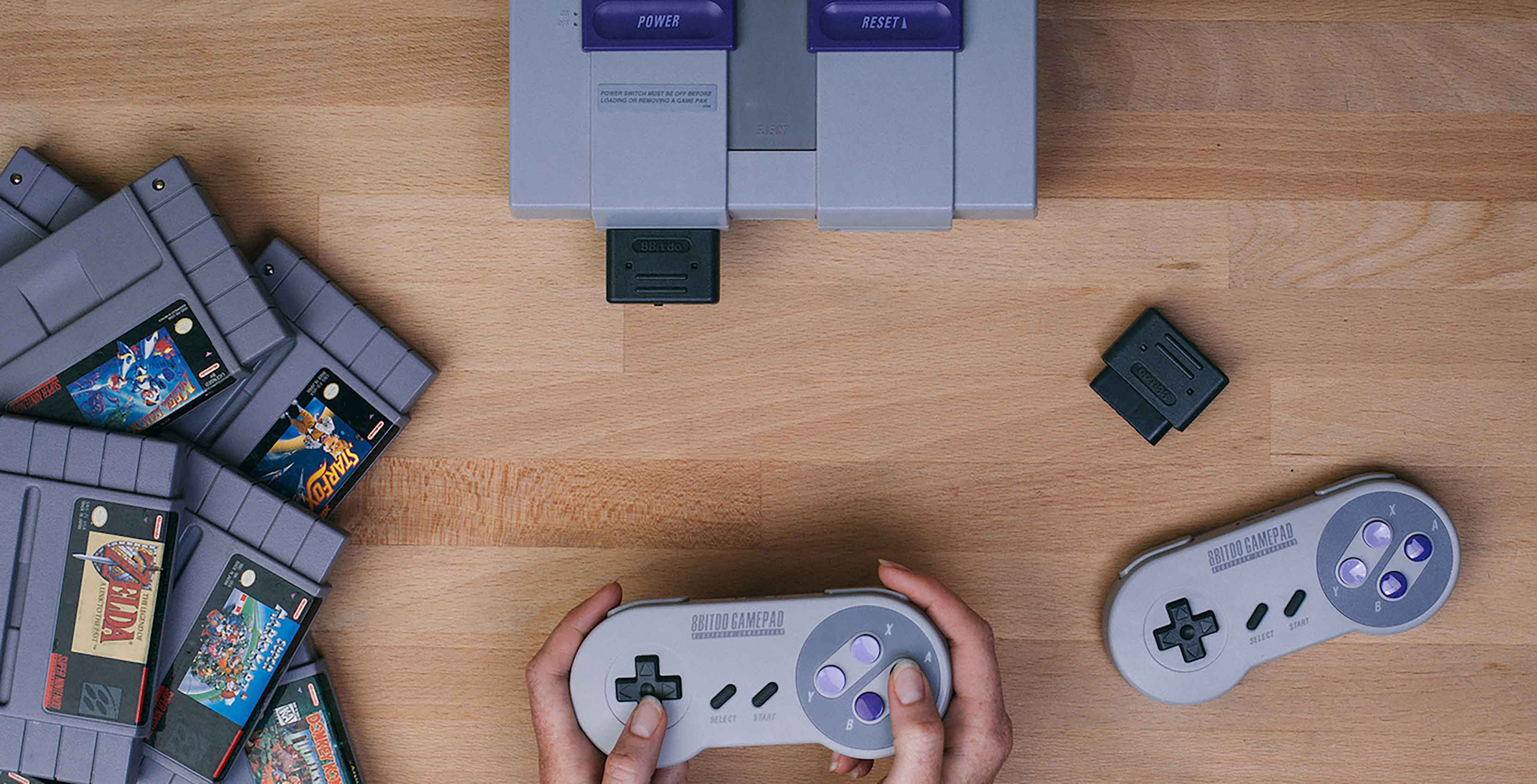 SNES with games