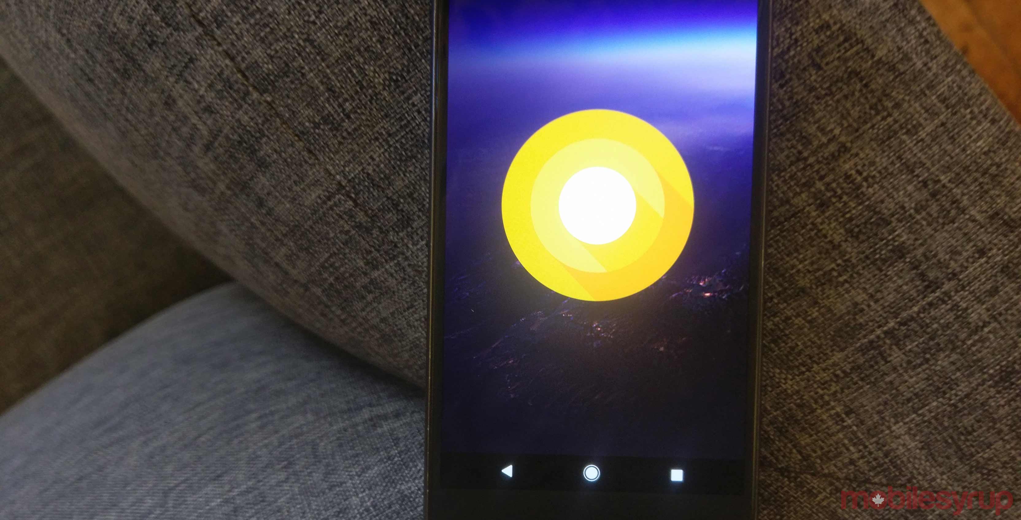 Android O on a pixel device