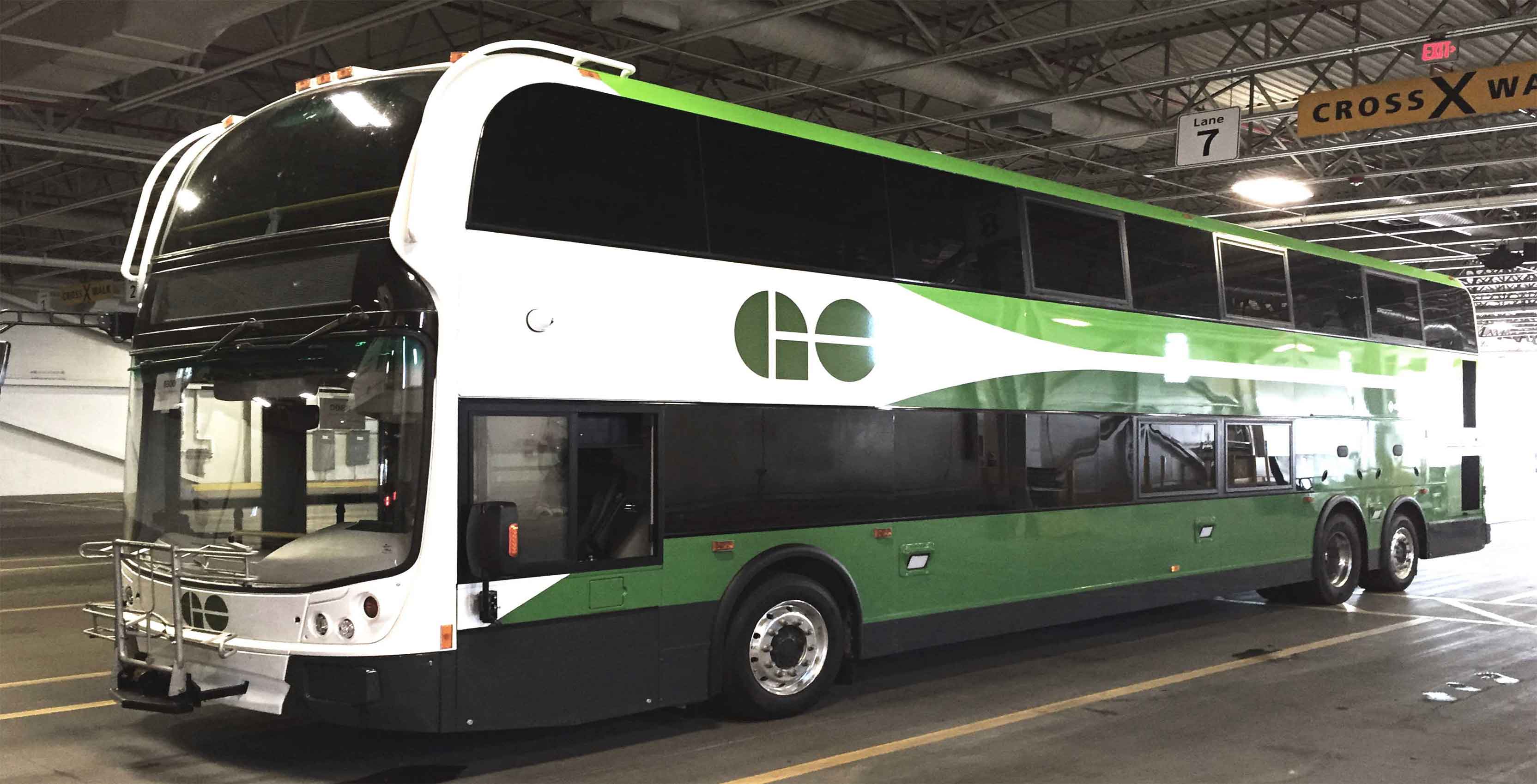 An image of a GO Transit bus