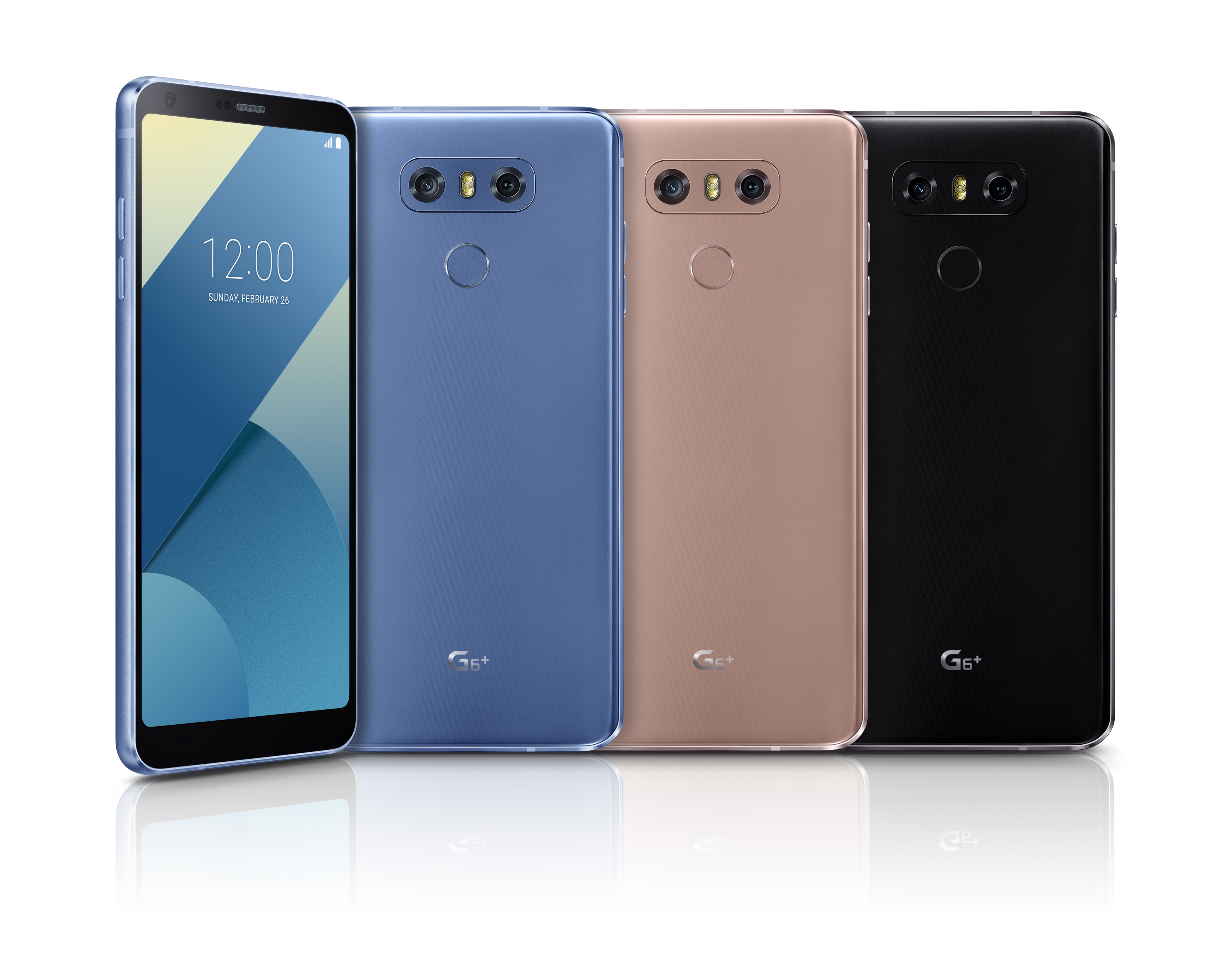 LG G6+ in blue, gold and black