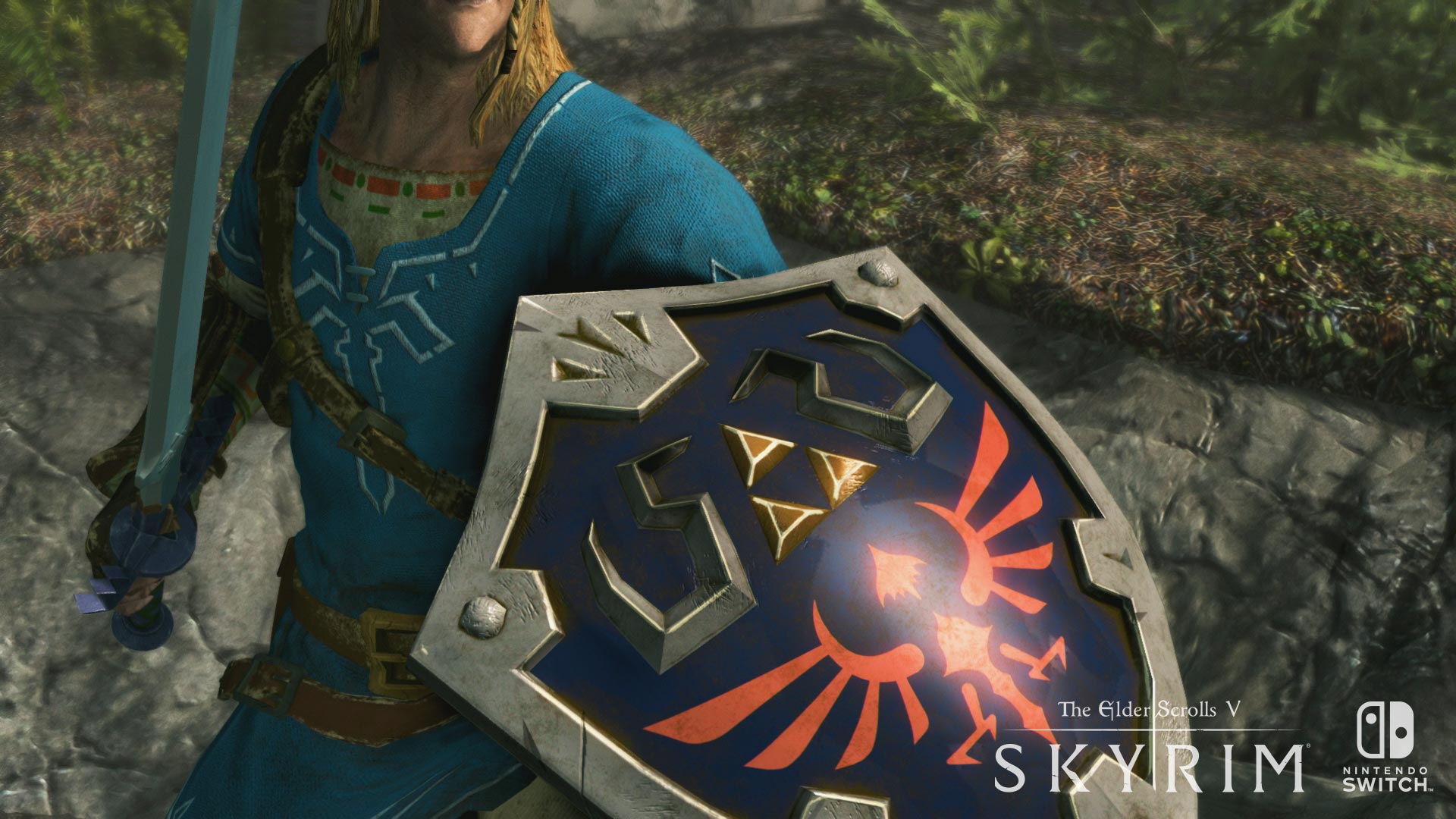 Zelda Skyrim Screenshot