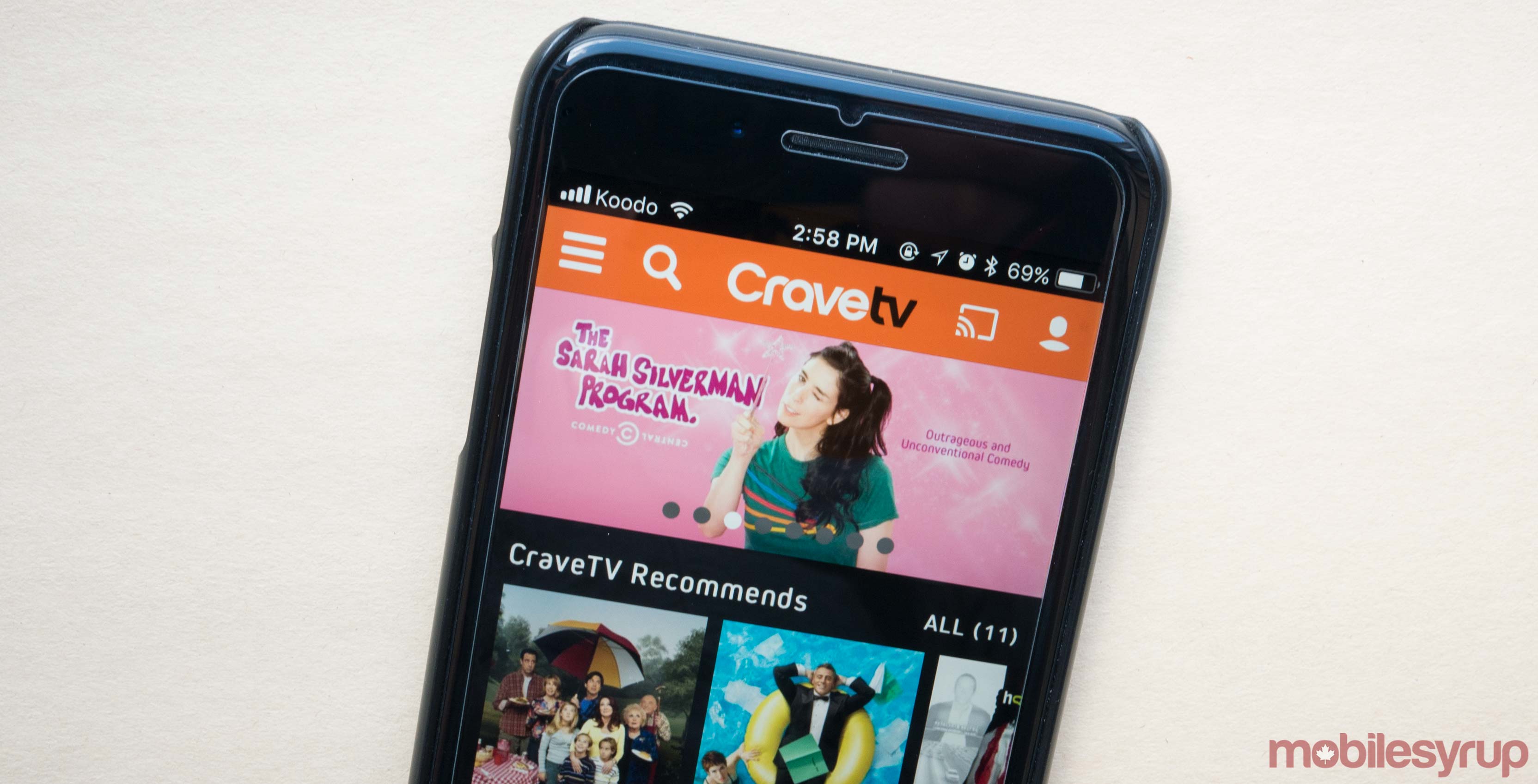CraveTV iOS App