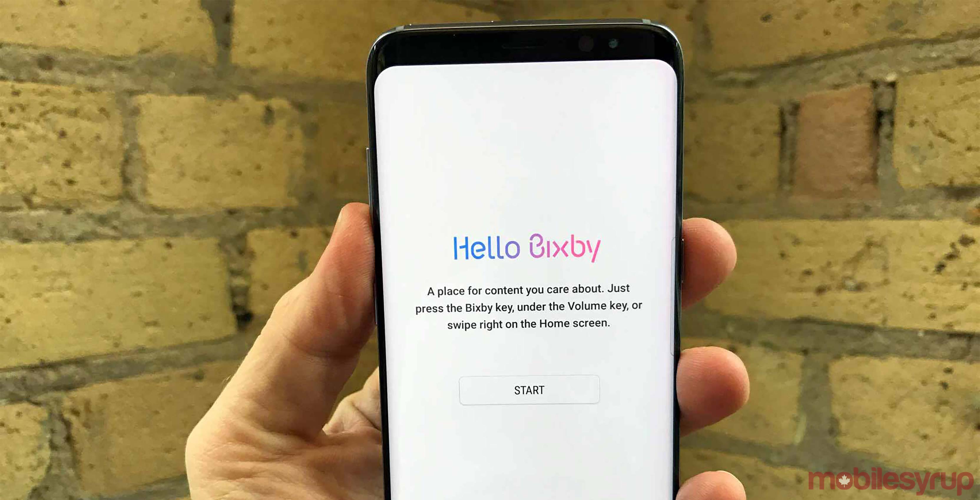 Hello Bixby on smartphone