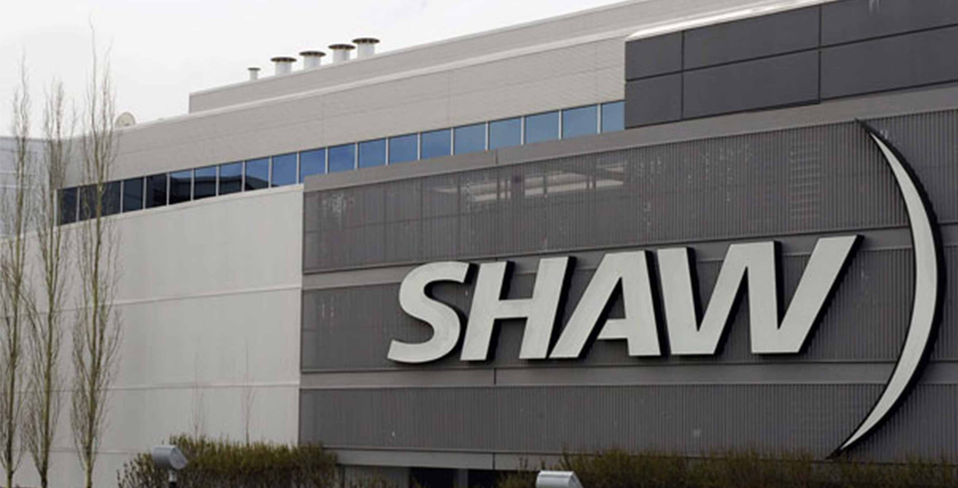 Shaw logo on building