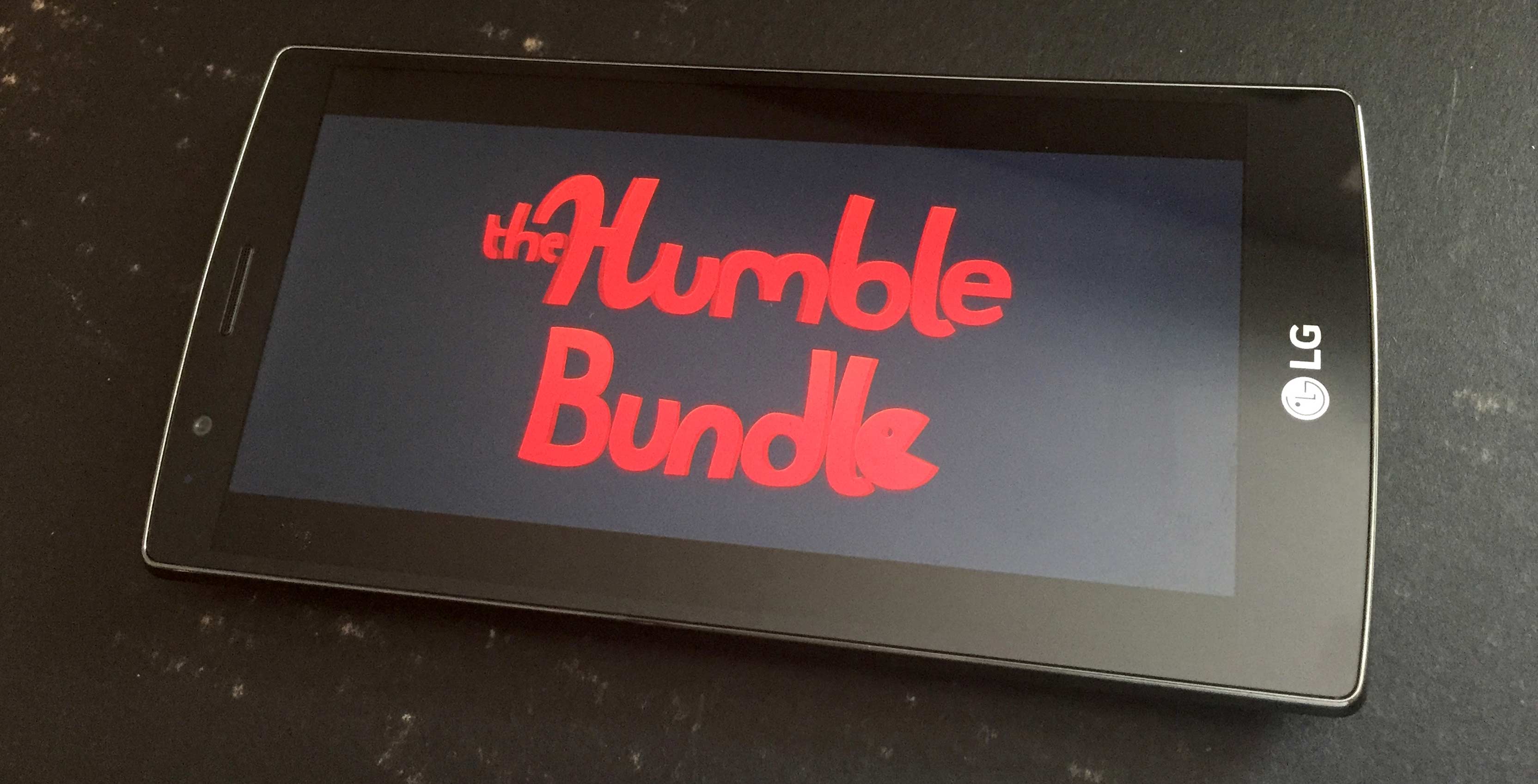 Humble Bundle on an LG phone