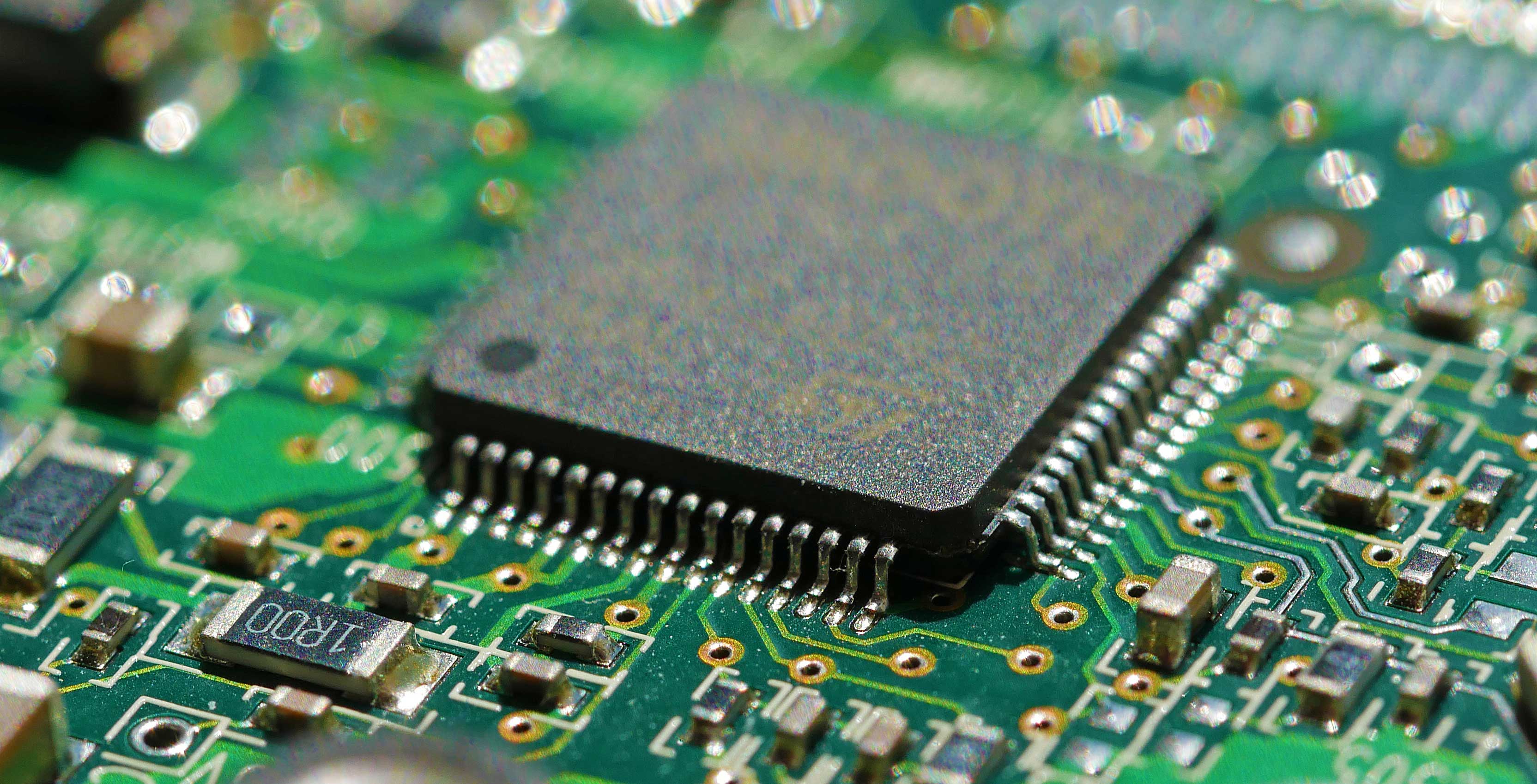 An image of a microchip