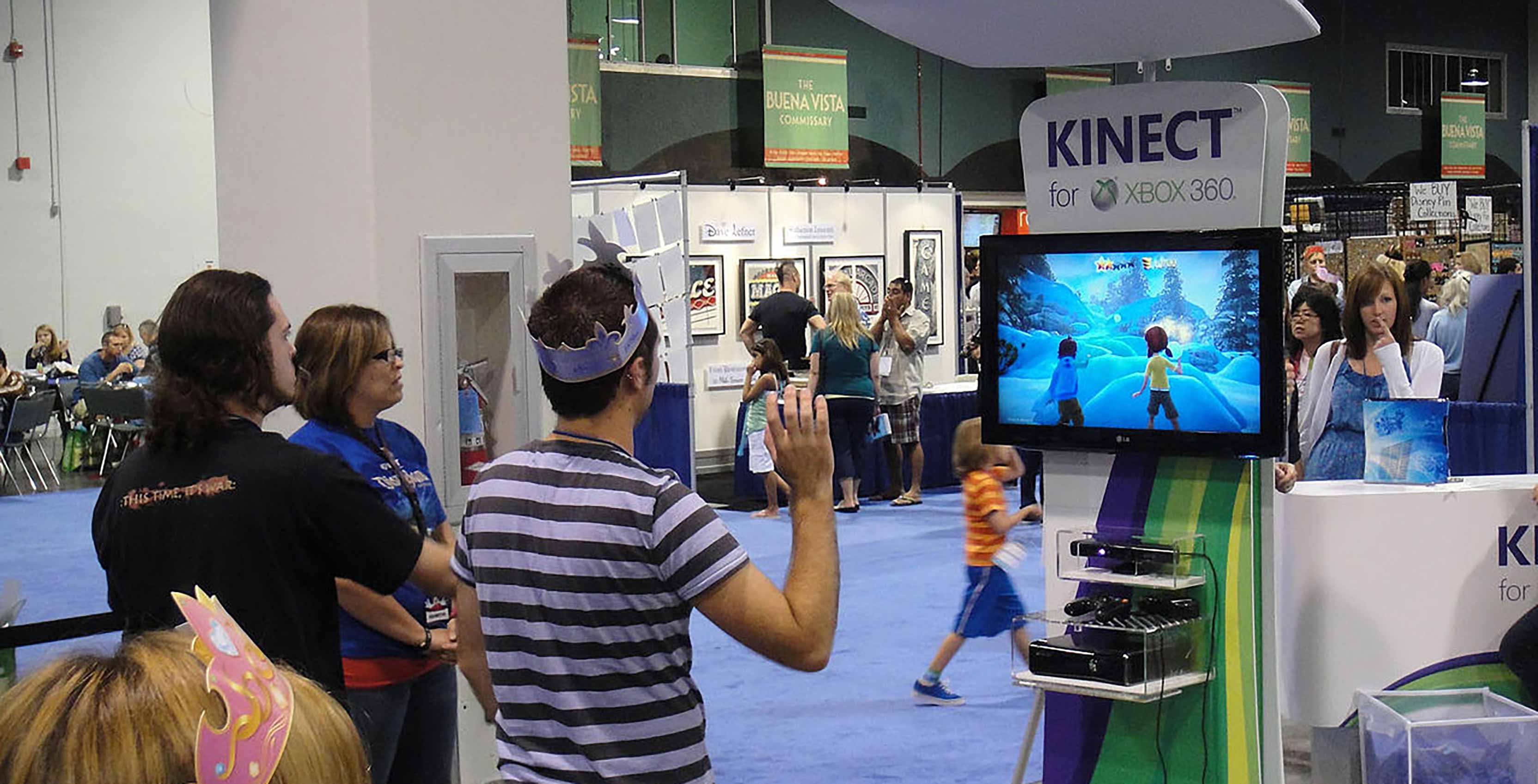 Kinect Disney game demonstration
