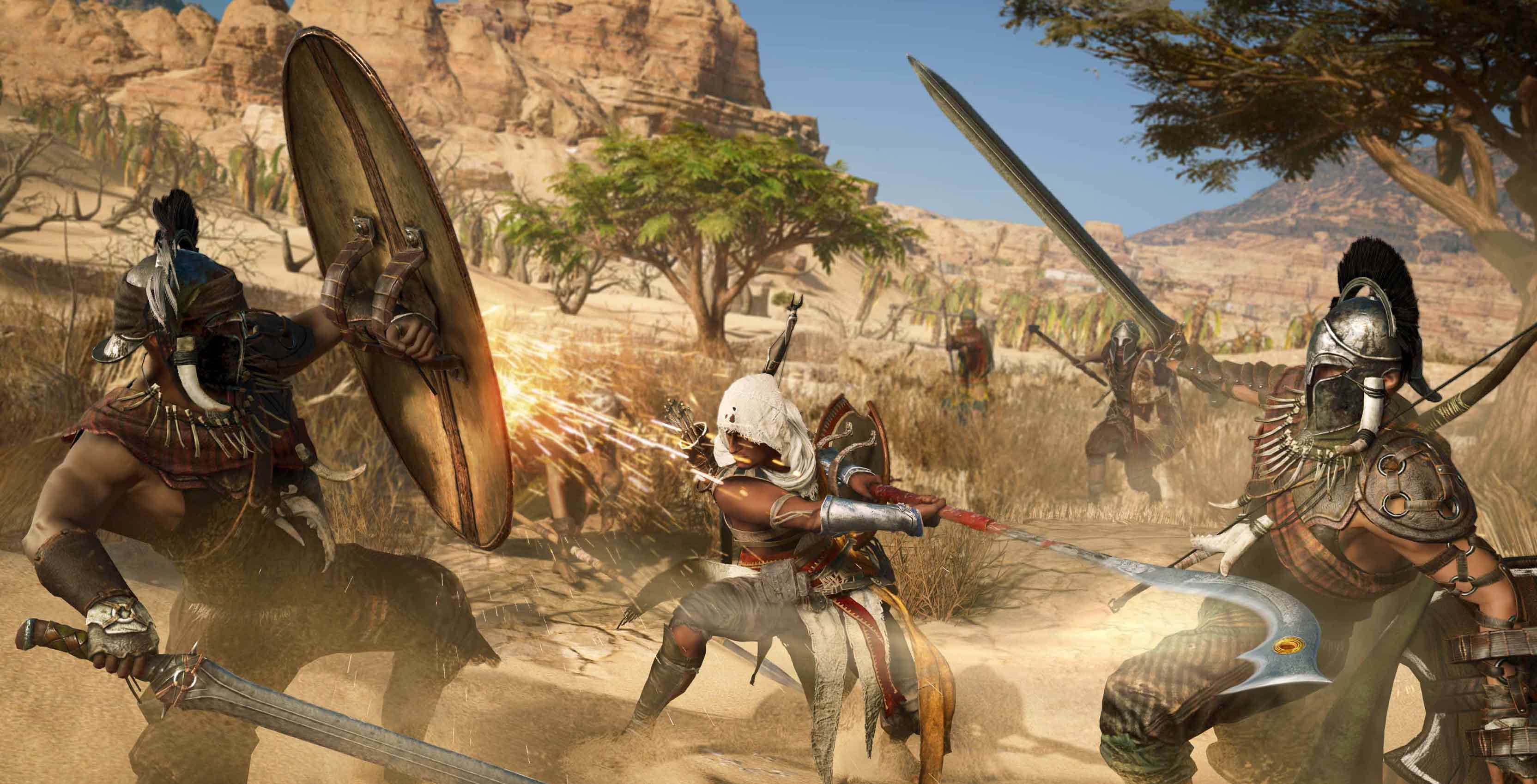 Assassin's Creed Origins combat