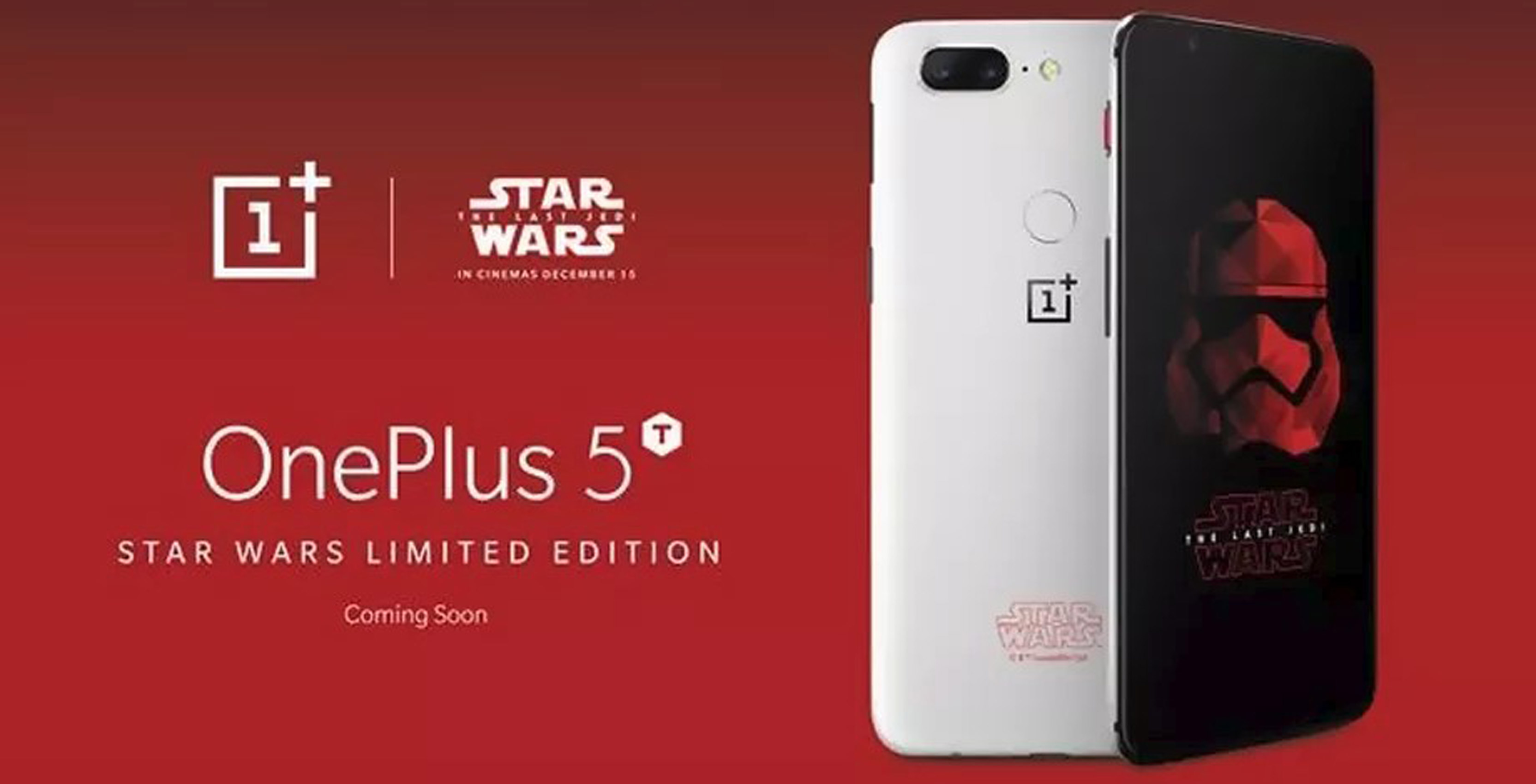 Star Wars-themed OnePlus 5T smartphone