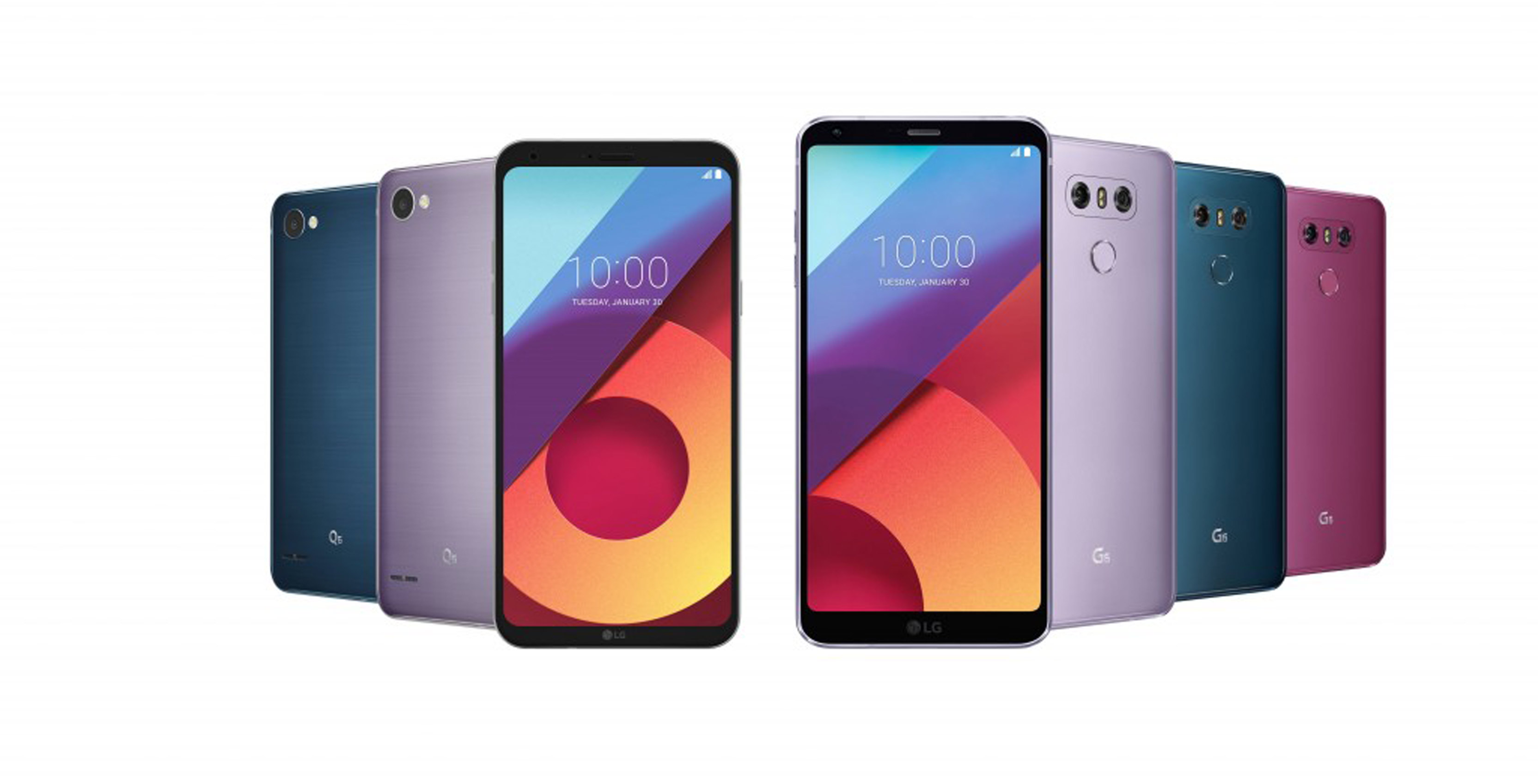 The LG G6 will be available in three new colours, while the Q6 will be available in two new colours