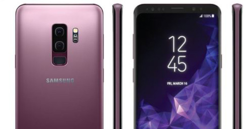 Galaxy S9 in lilac purple