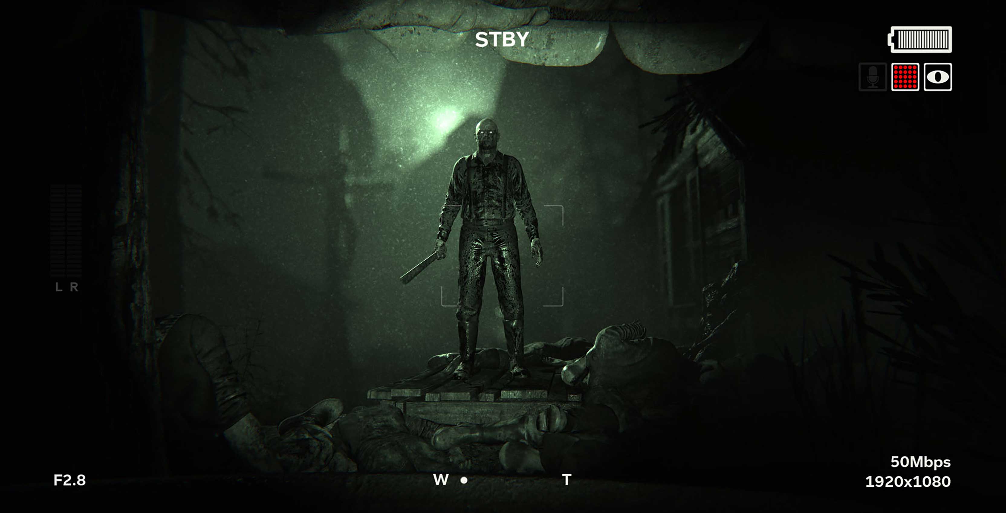 Outlast 2 camera gameplay