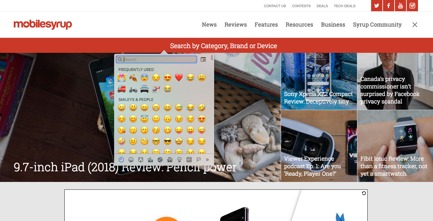 Chrome Canary Emoji feature