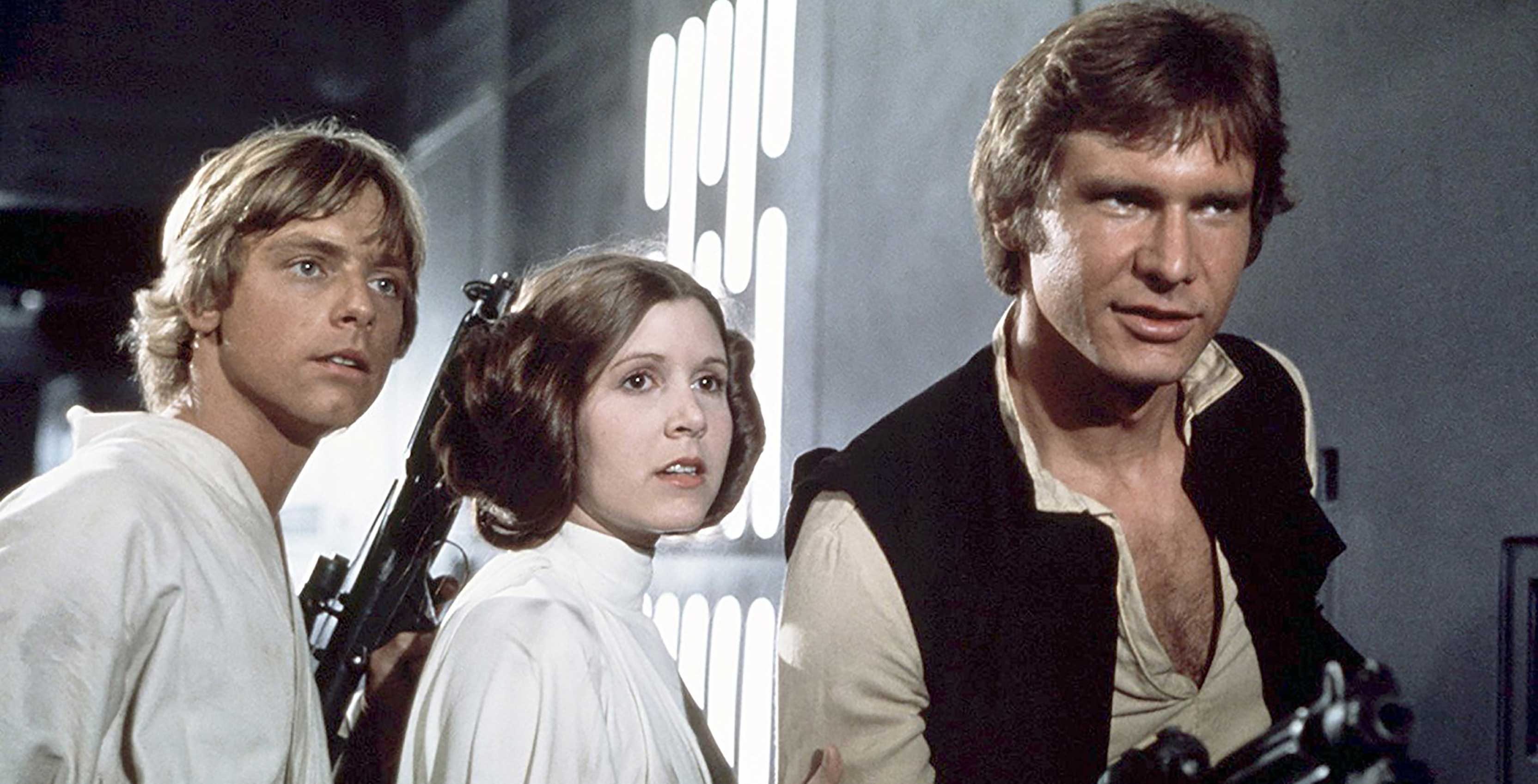 Star Wars A New Hope Luke Leia and Han