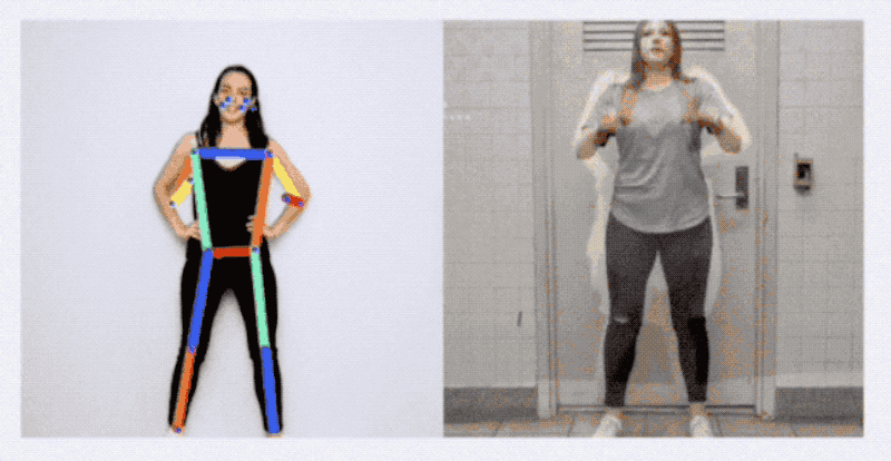 Google dancer Move Mirror