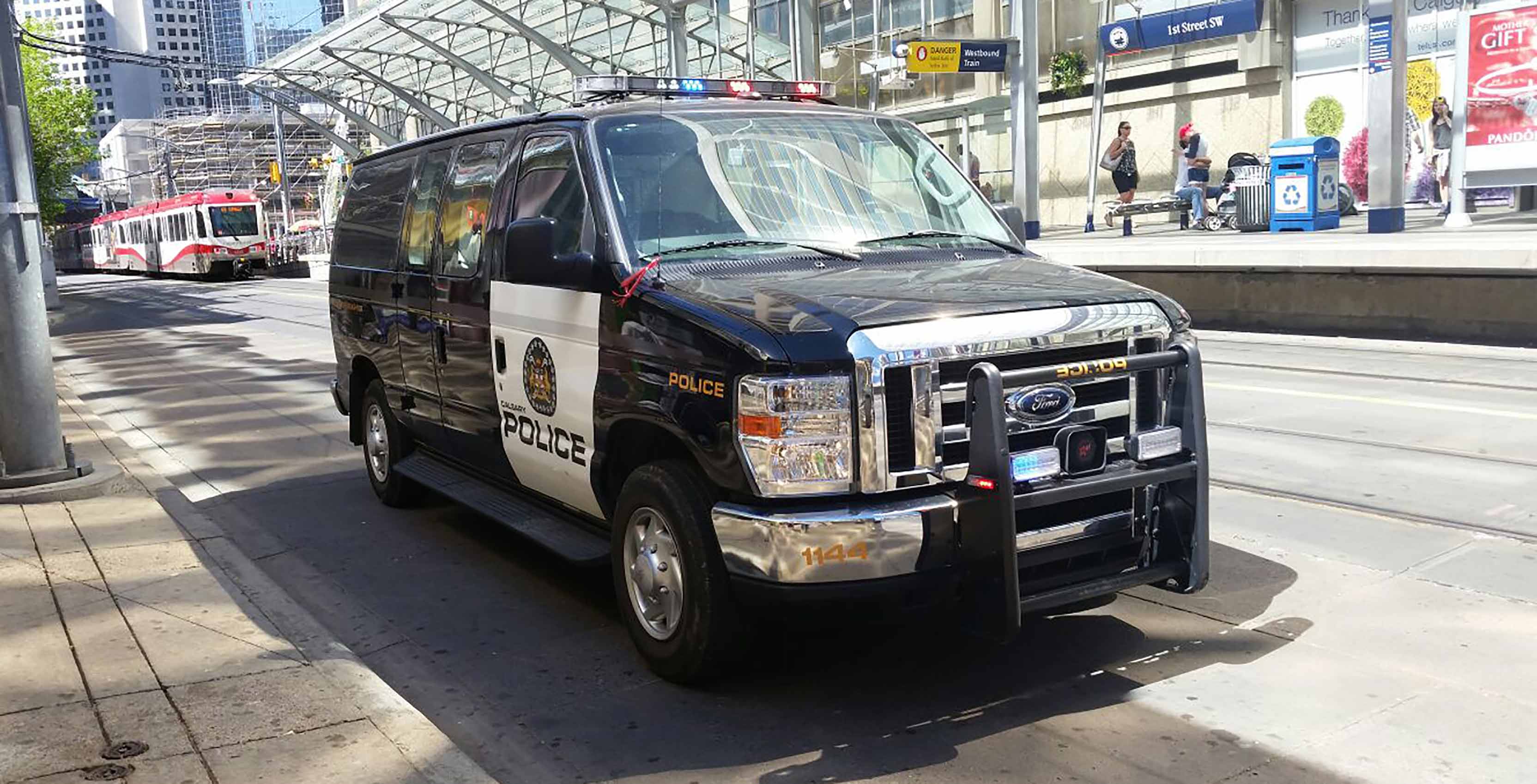 Calgary Police Service van