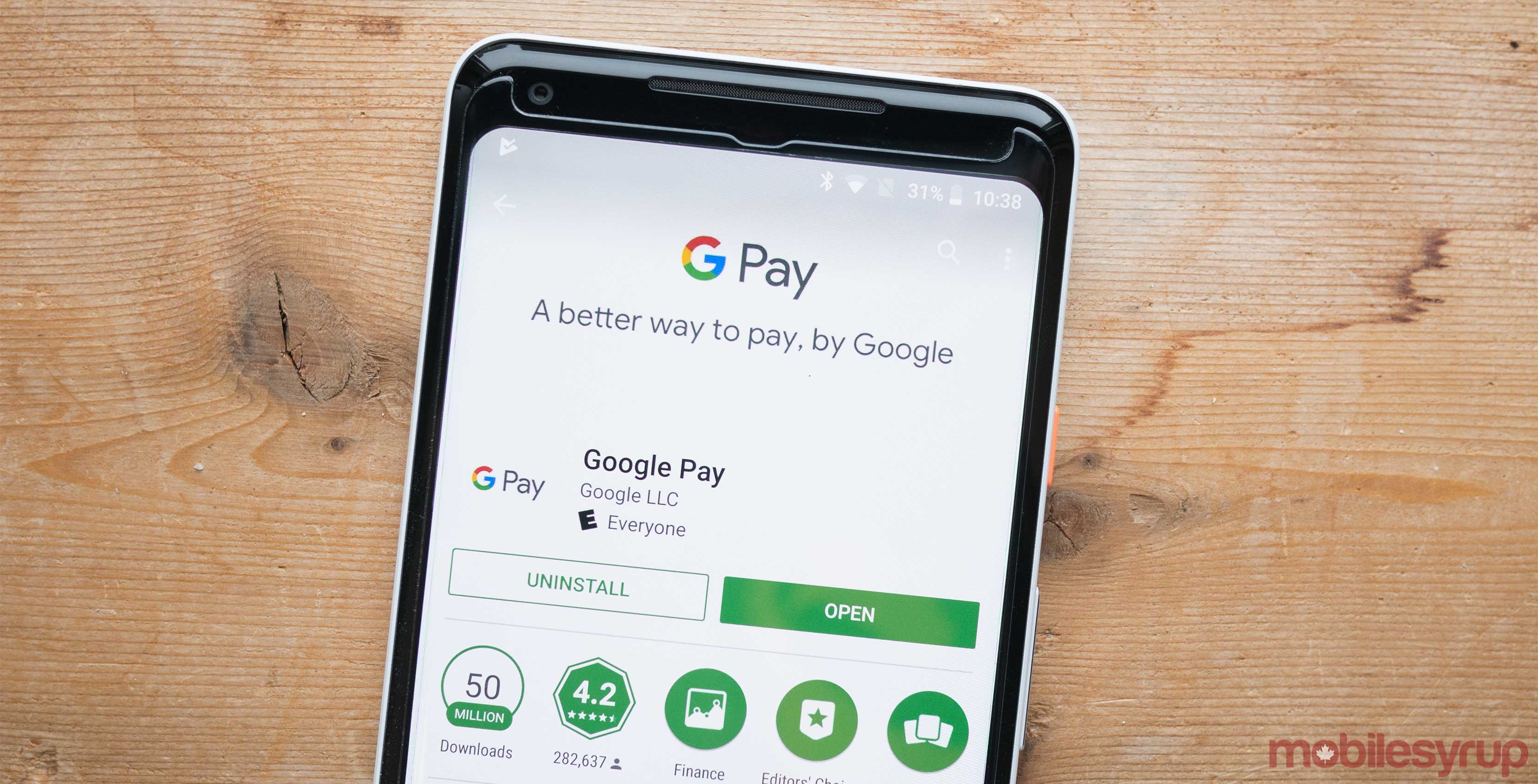 Google Pay on Android phone