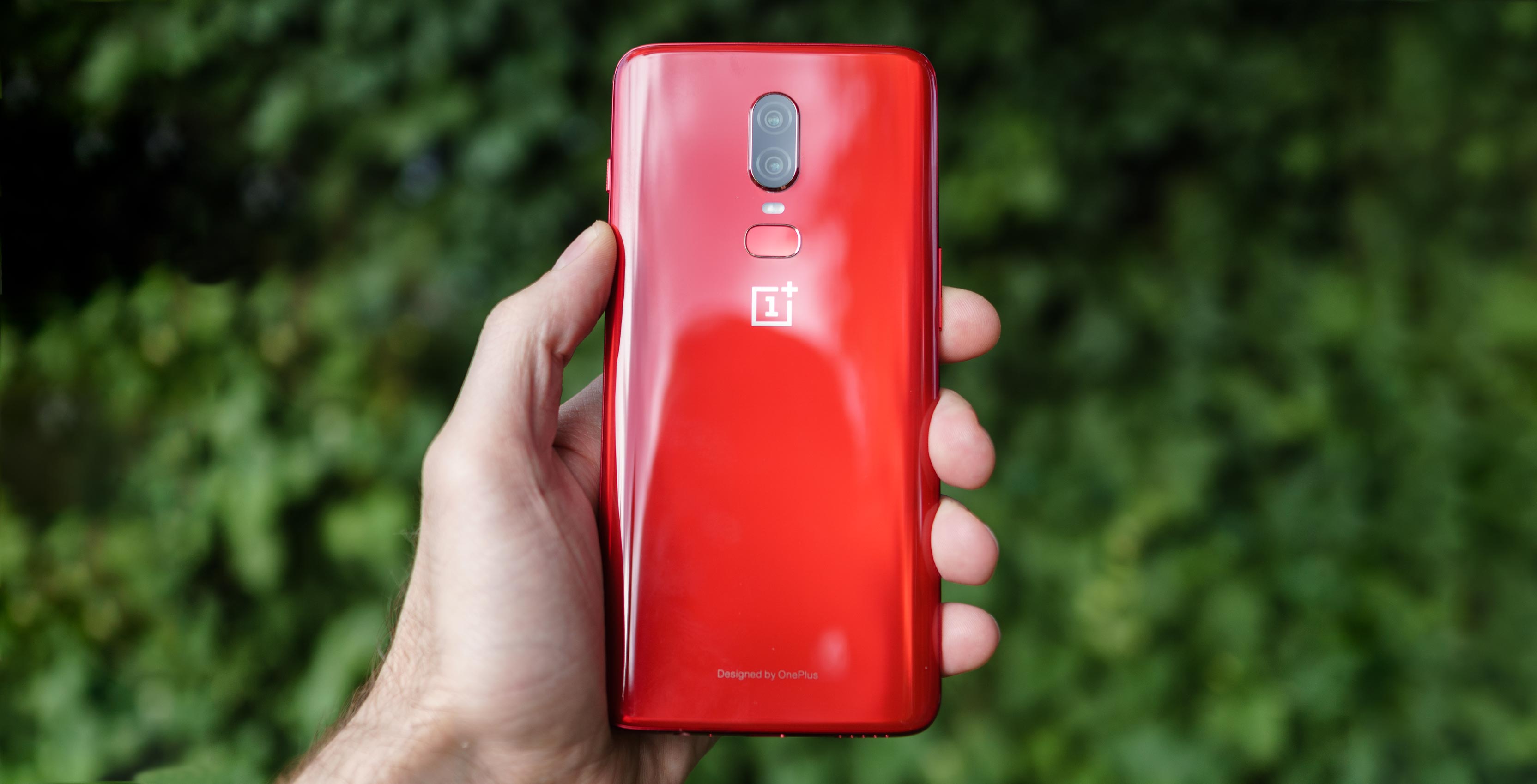 The OnePlus 6 in 'Red'