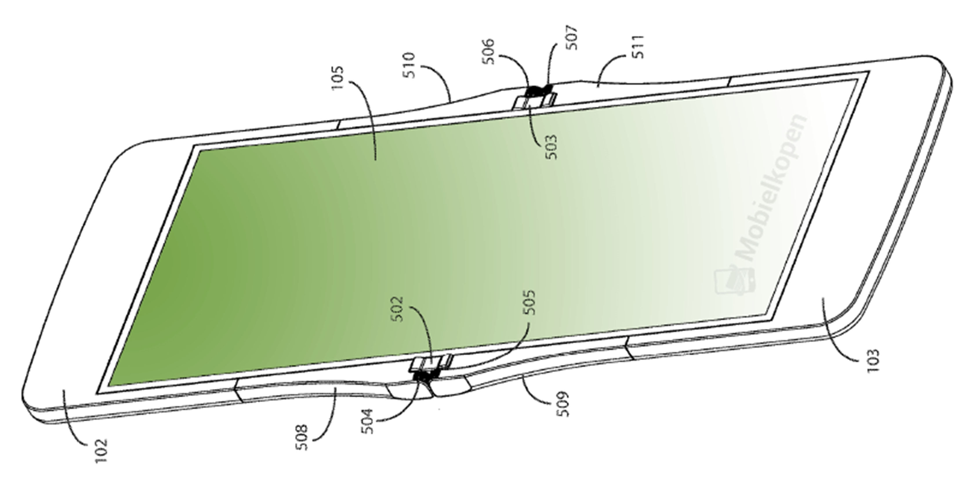 Motorola folding phone patent