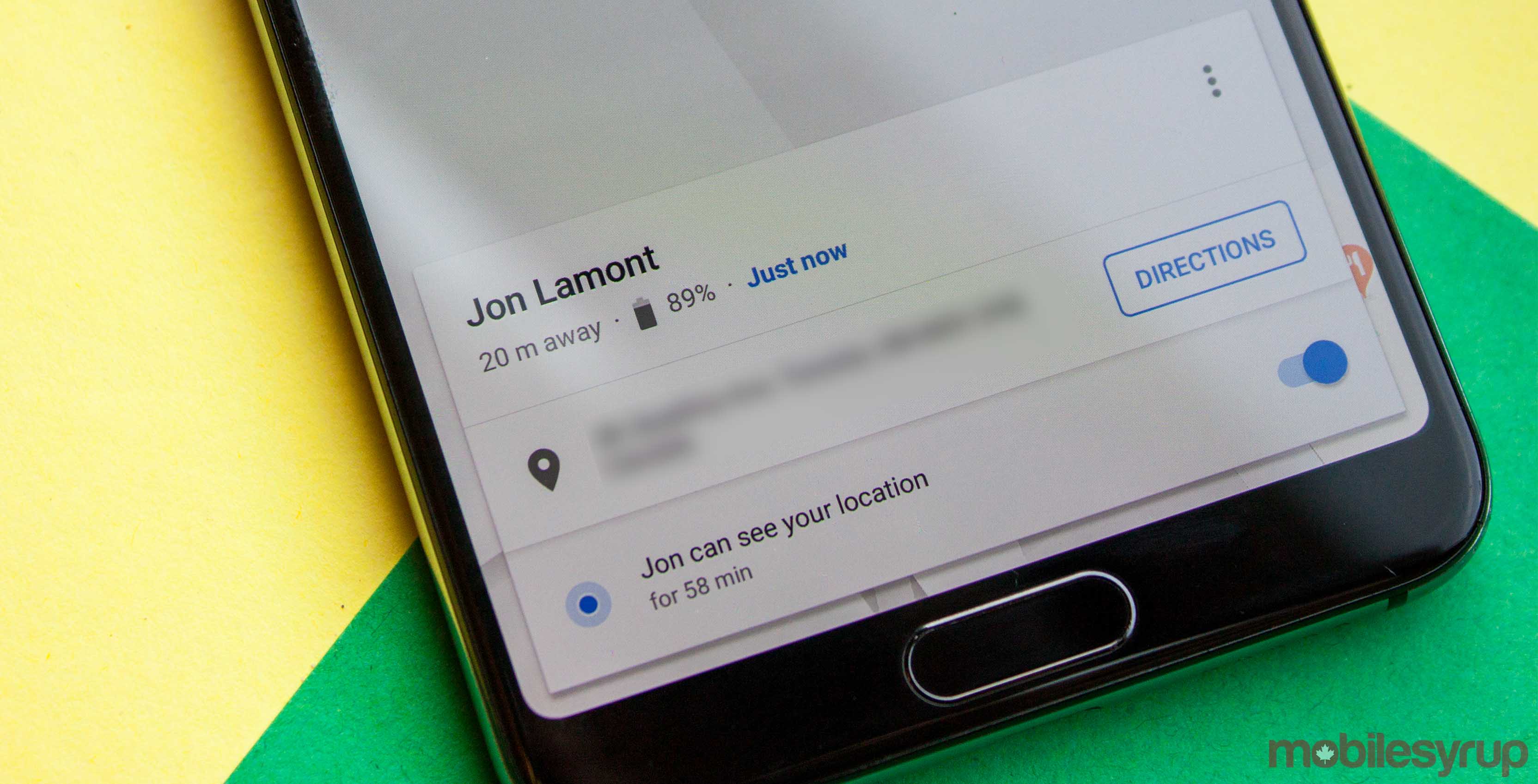 Location sharing reveals your battery charge