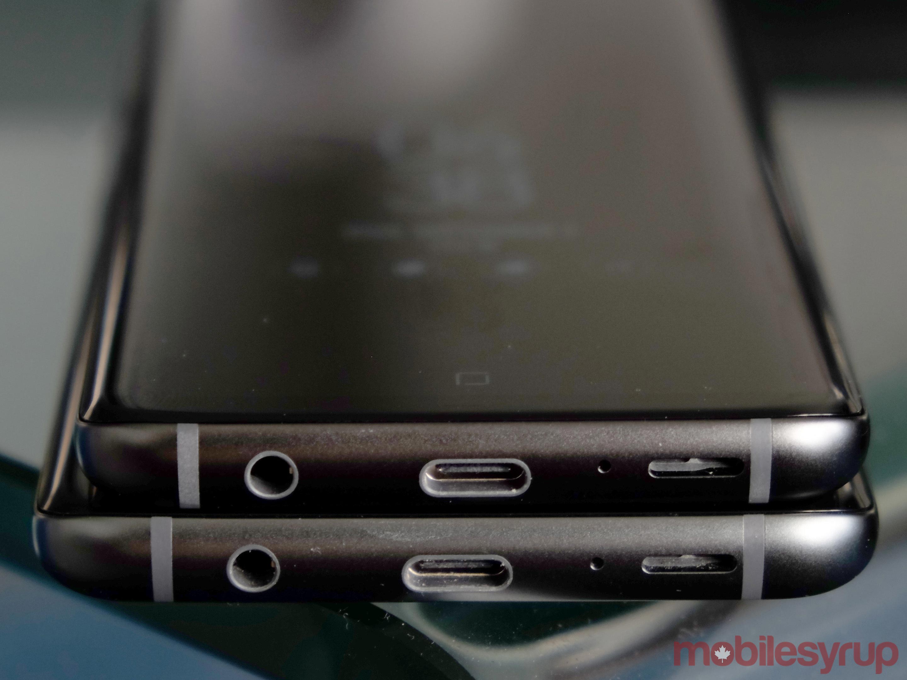Samsung Galaxy S9+ charging port