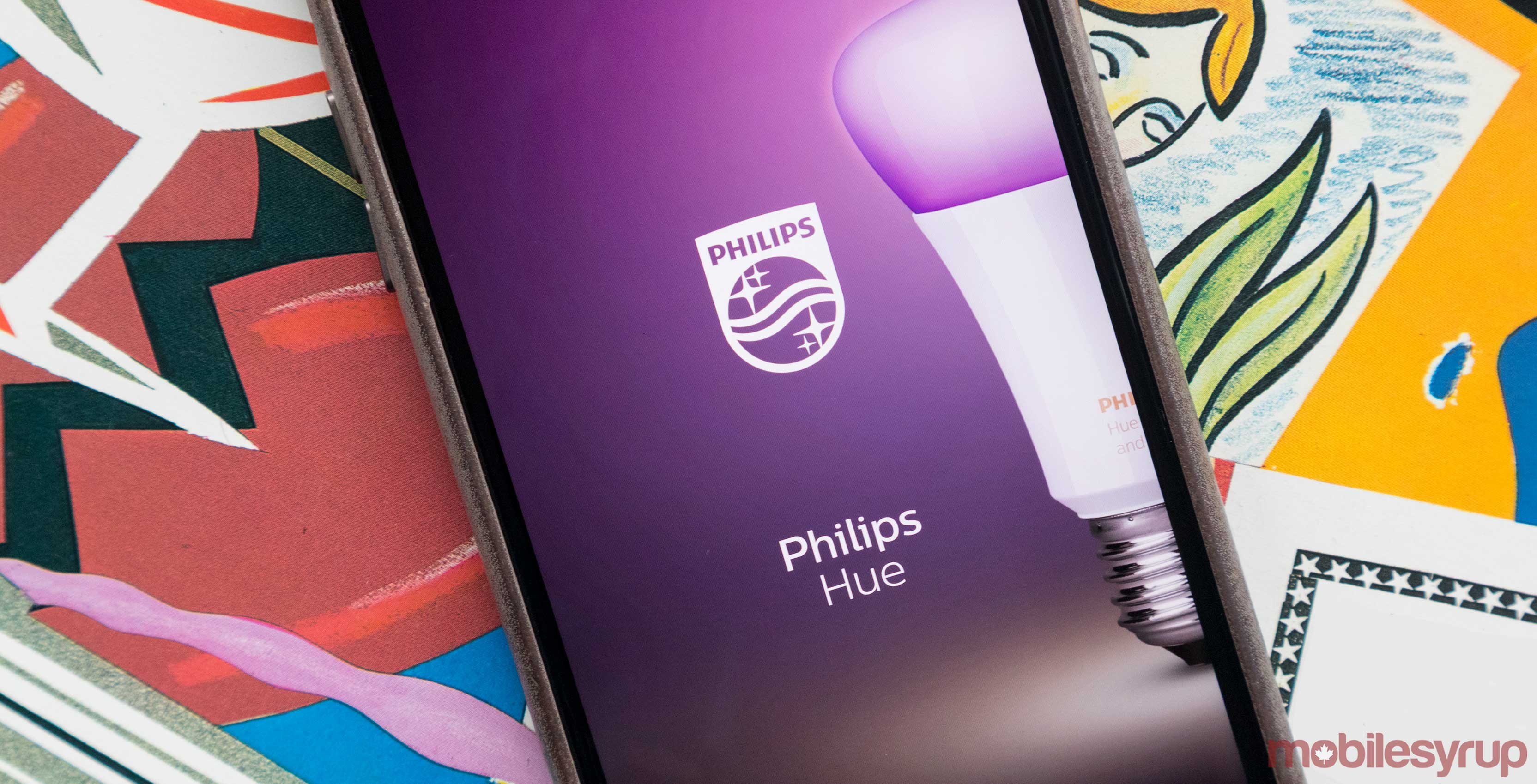 Philips Hue on phone