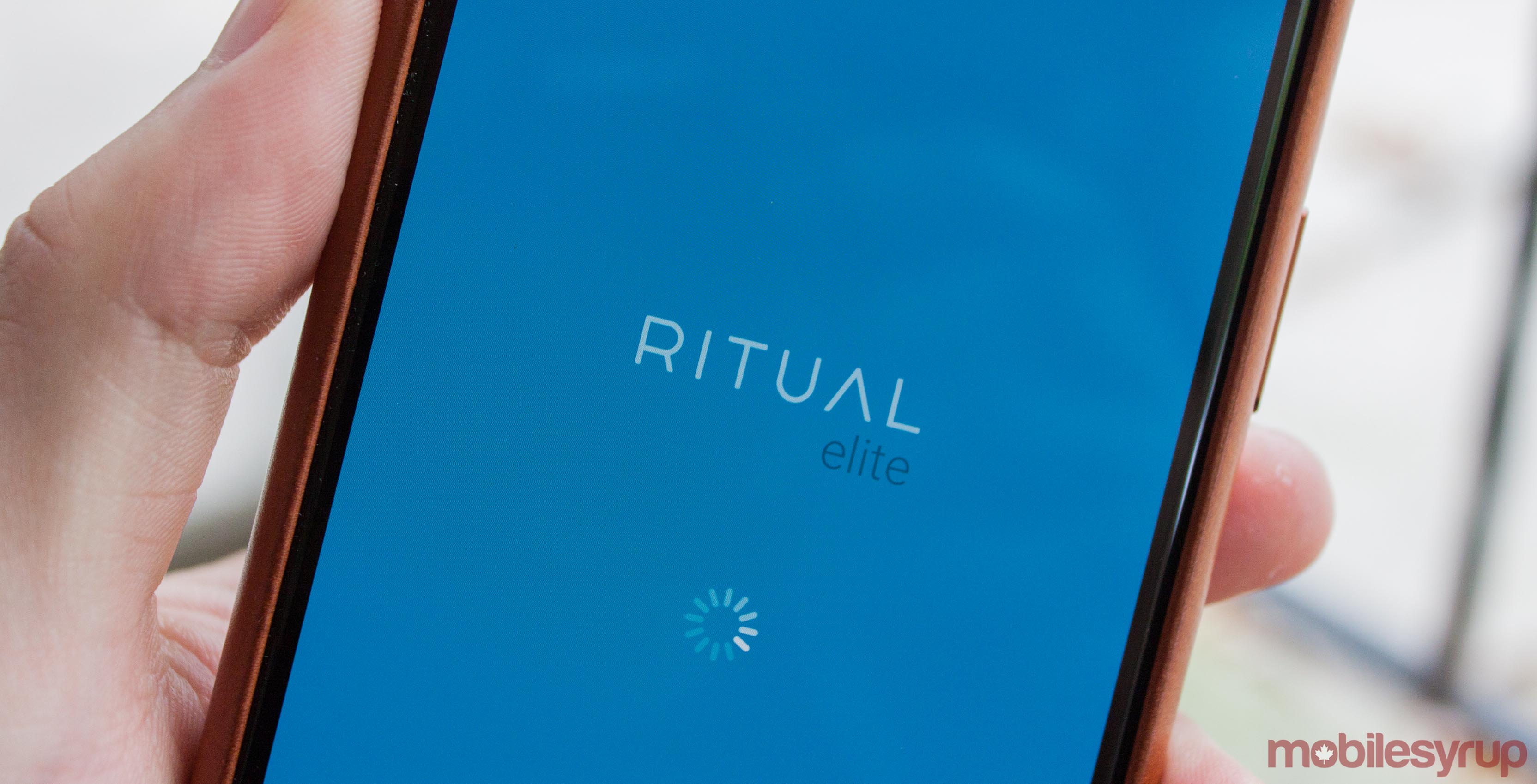 Ritual loading screen iOS