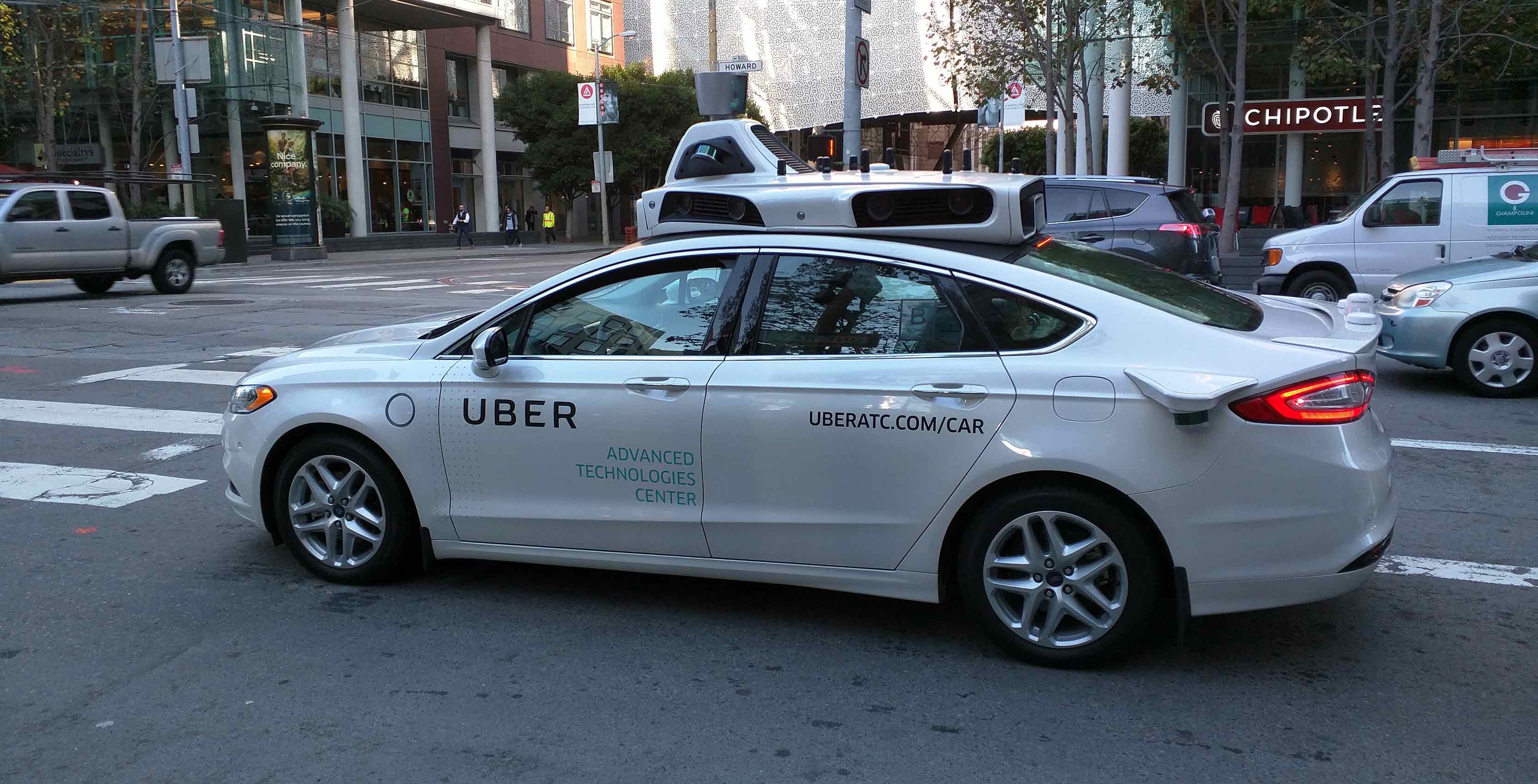 Uber self driving car