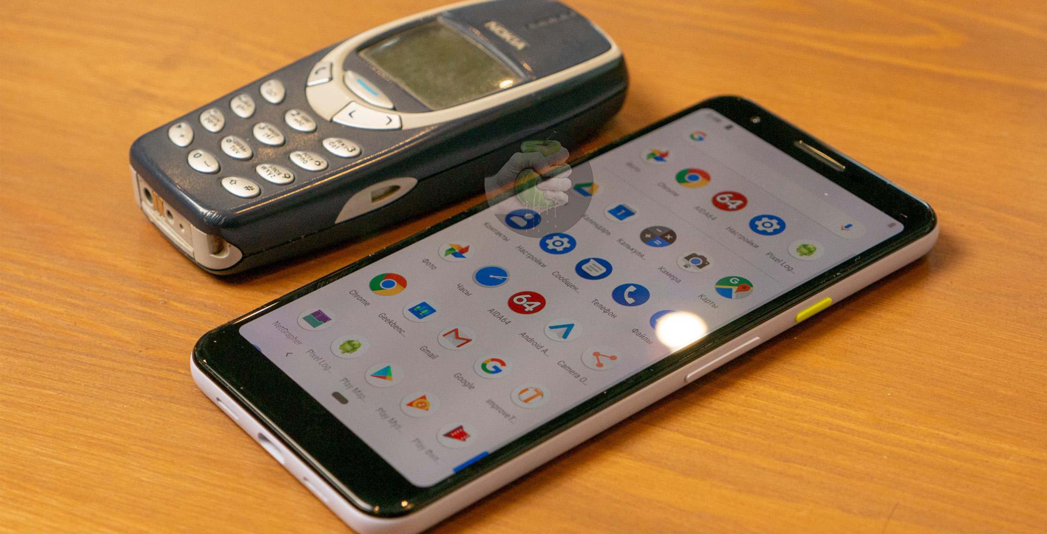 Pixel 3 Lite with Nokia 3310