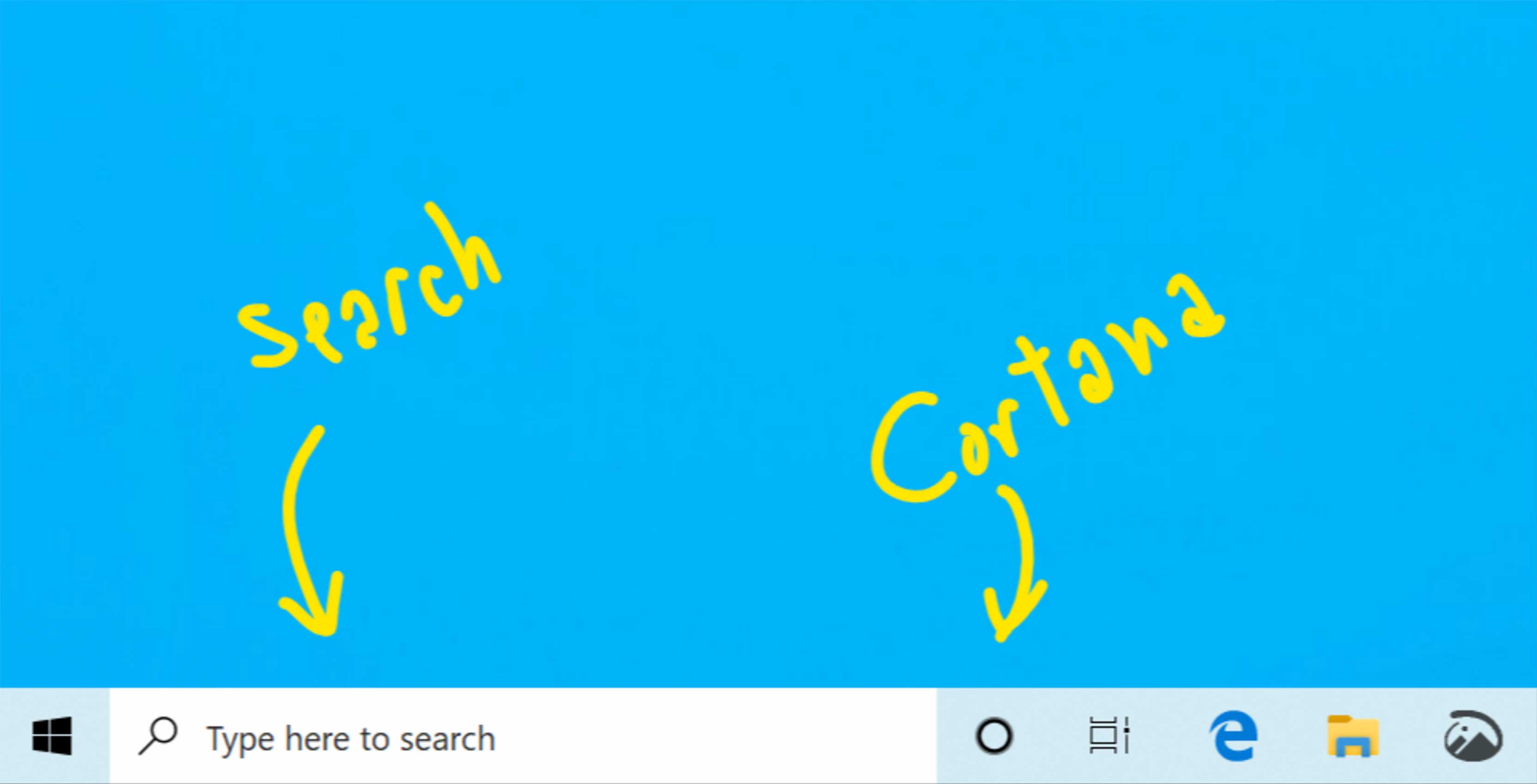 Microsoft Cortana search