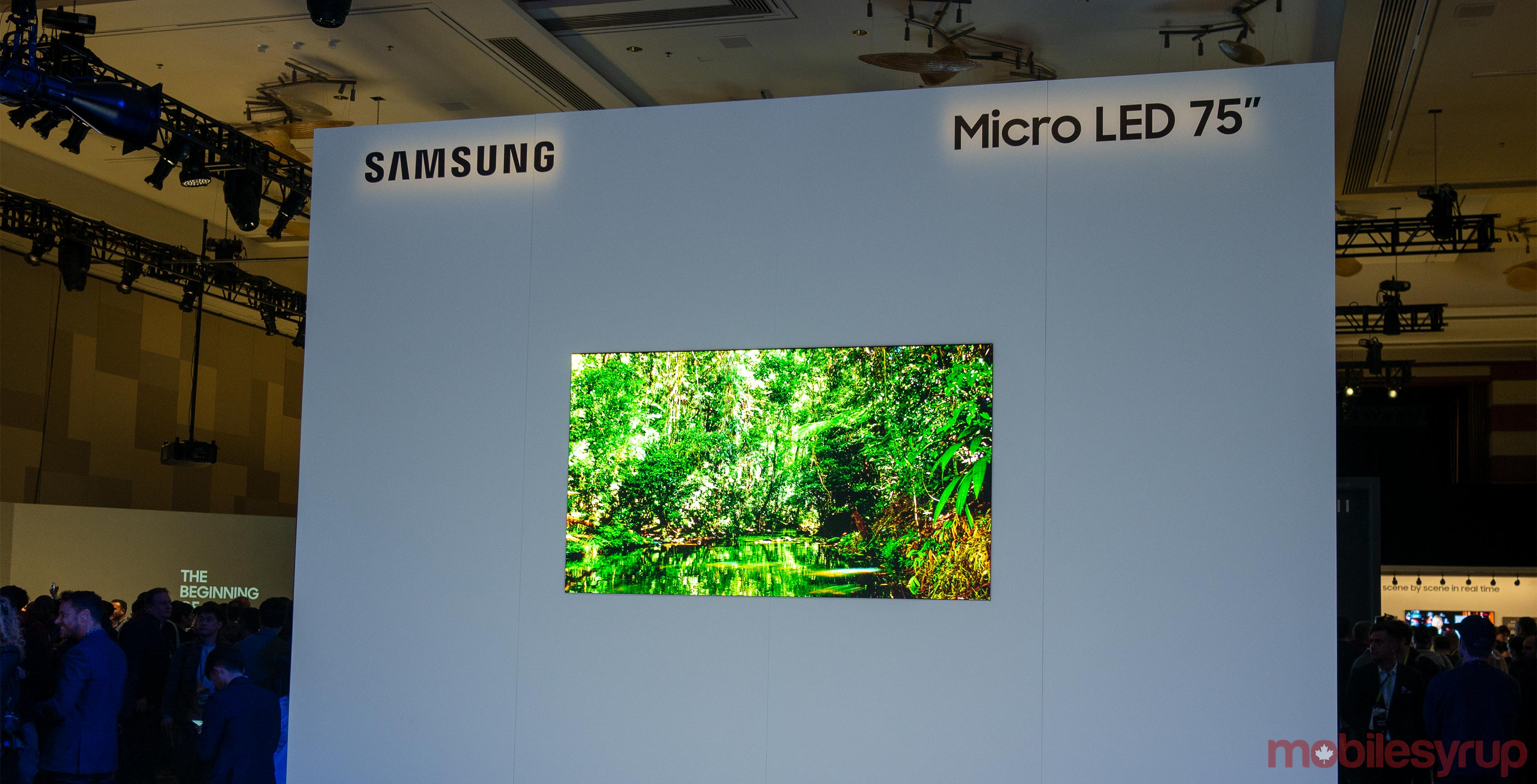 Samsung MicroLED 75-inch TV