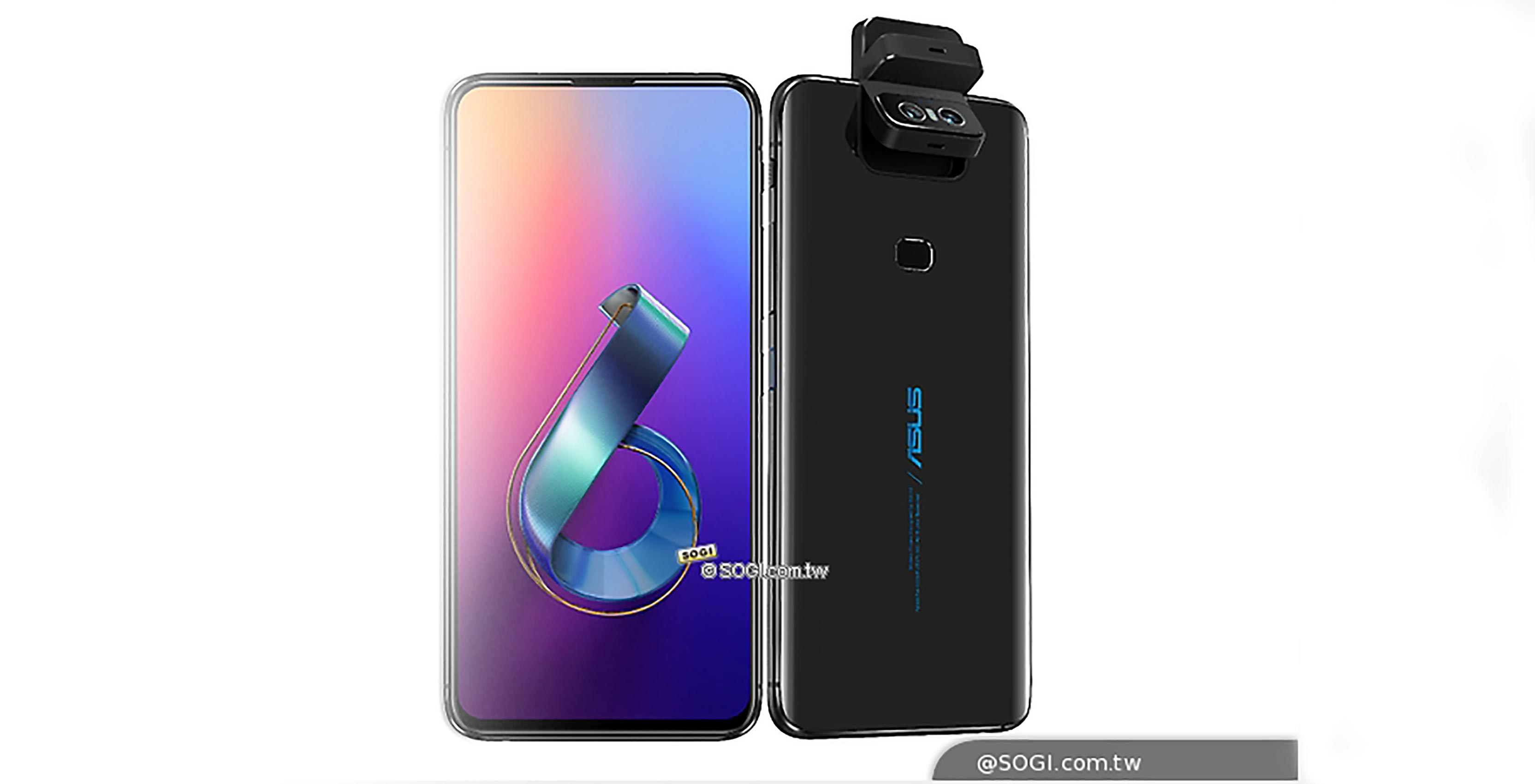 Asus Zenfone 6 back and front