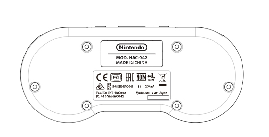 Switch SNES controller