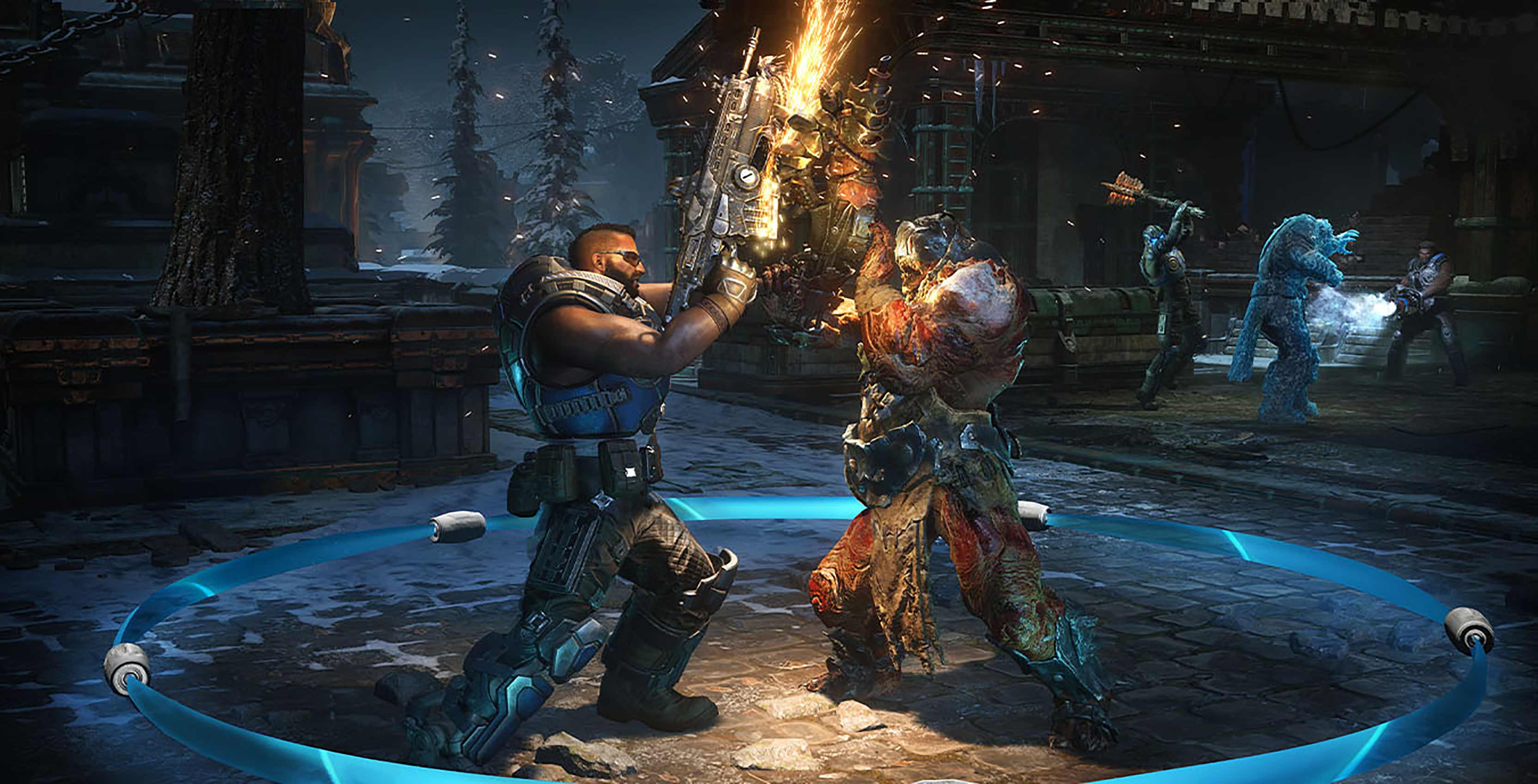 Gears 5 chainsaw duel
