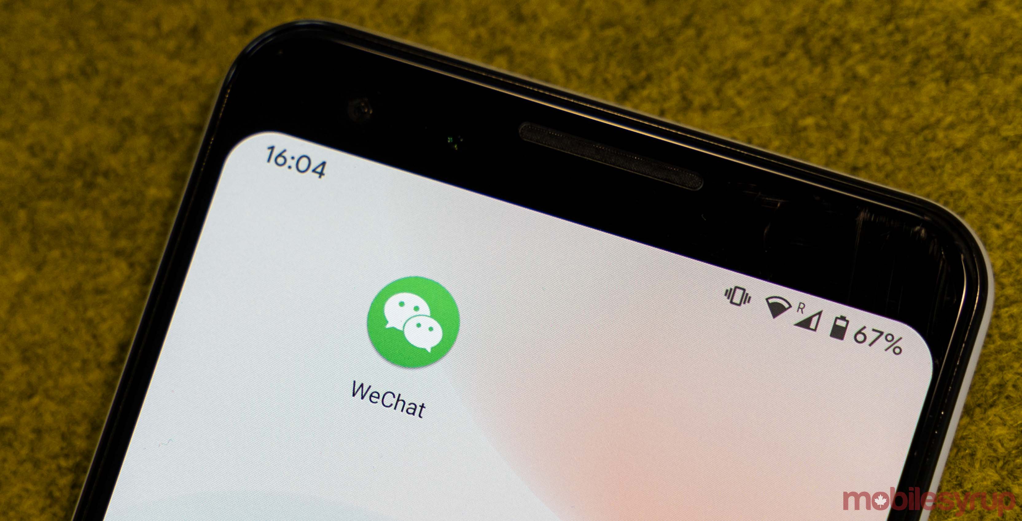 WeChat app on Android