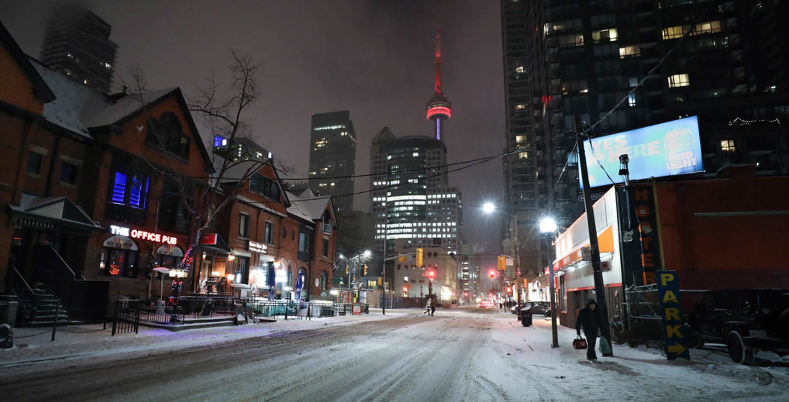 Toronto in the winter