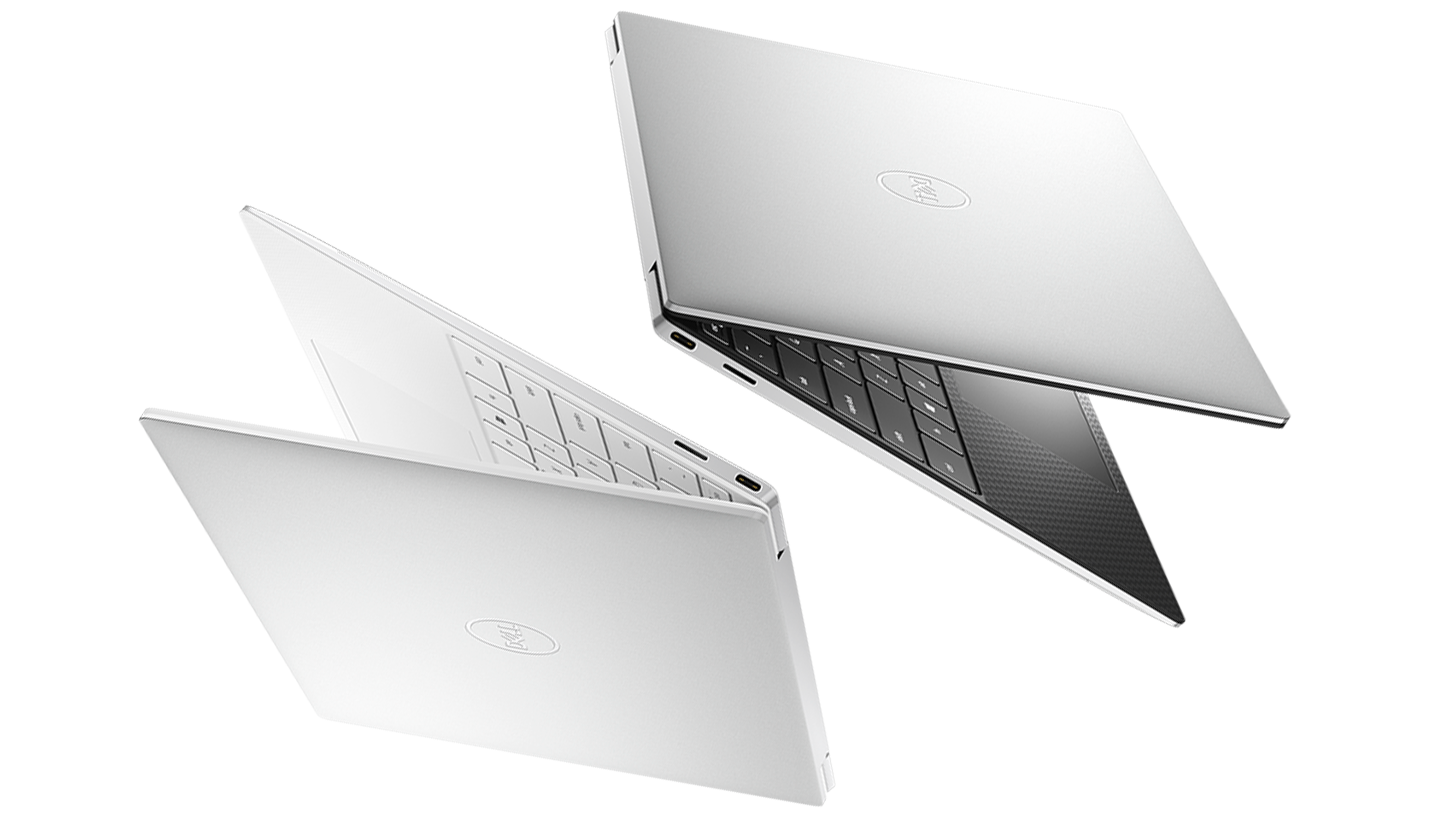 Dell XPS 13 2020 in black and white