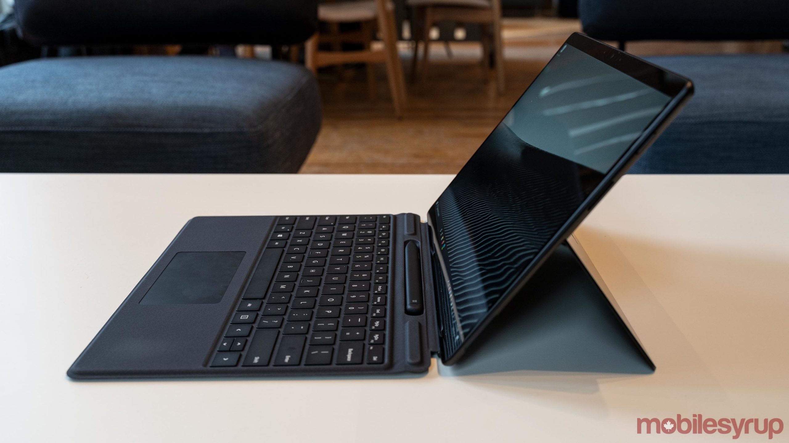 Surface Pro X side view