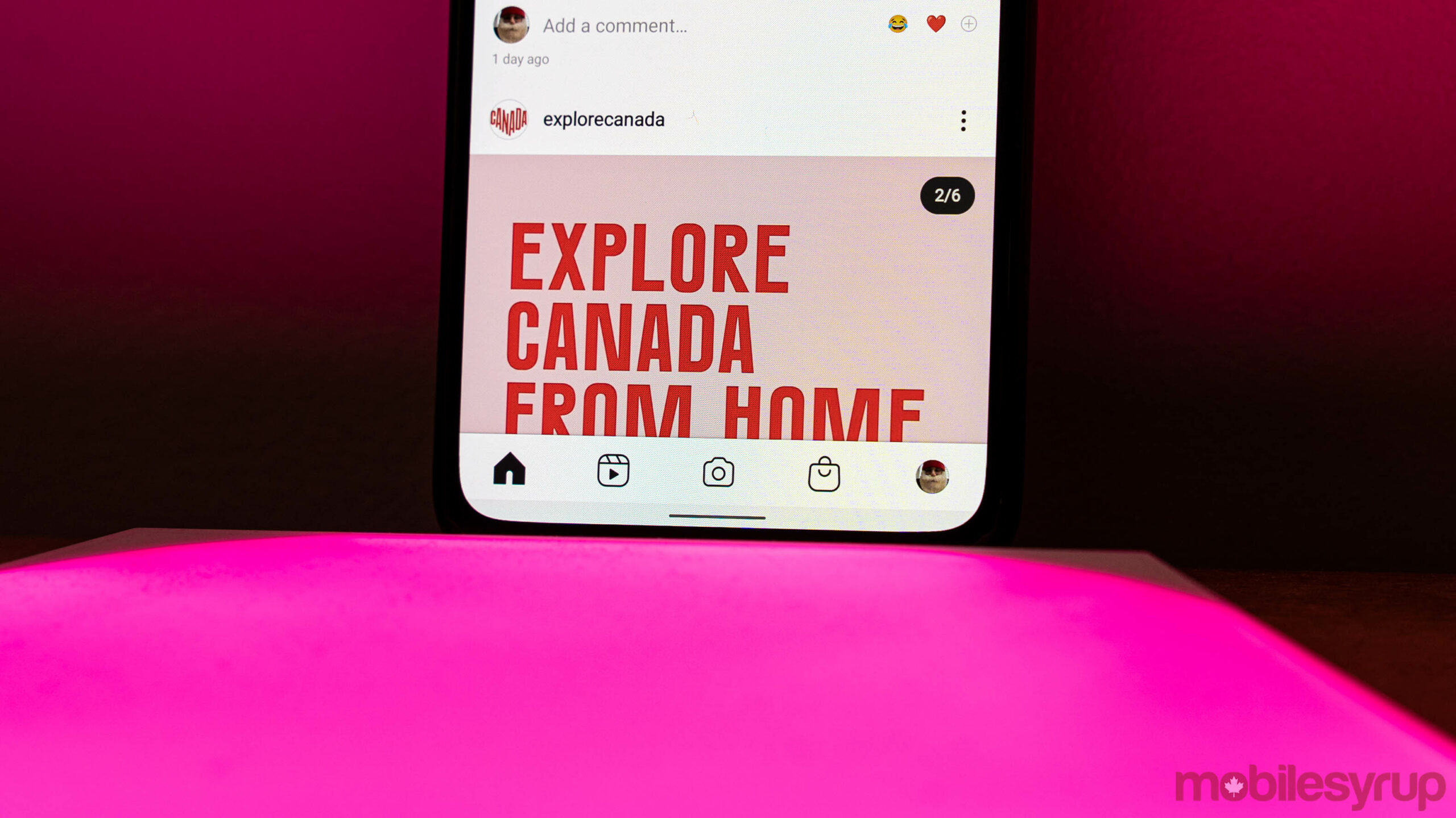 Instagram testing new app layout