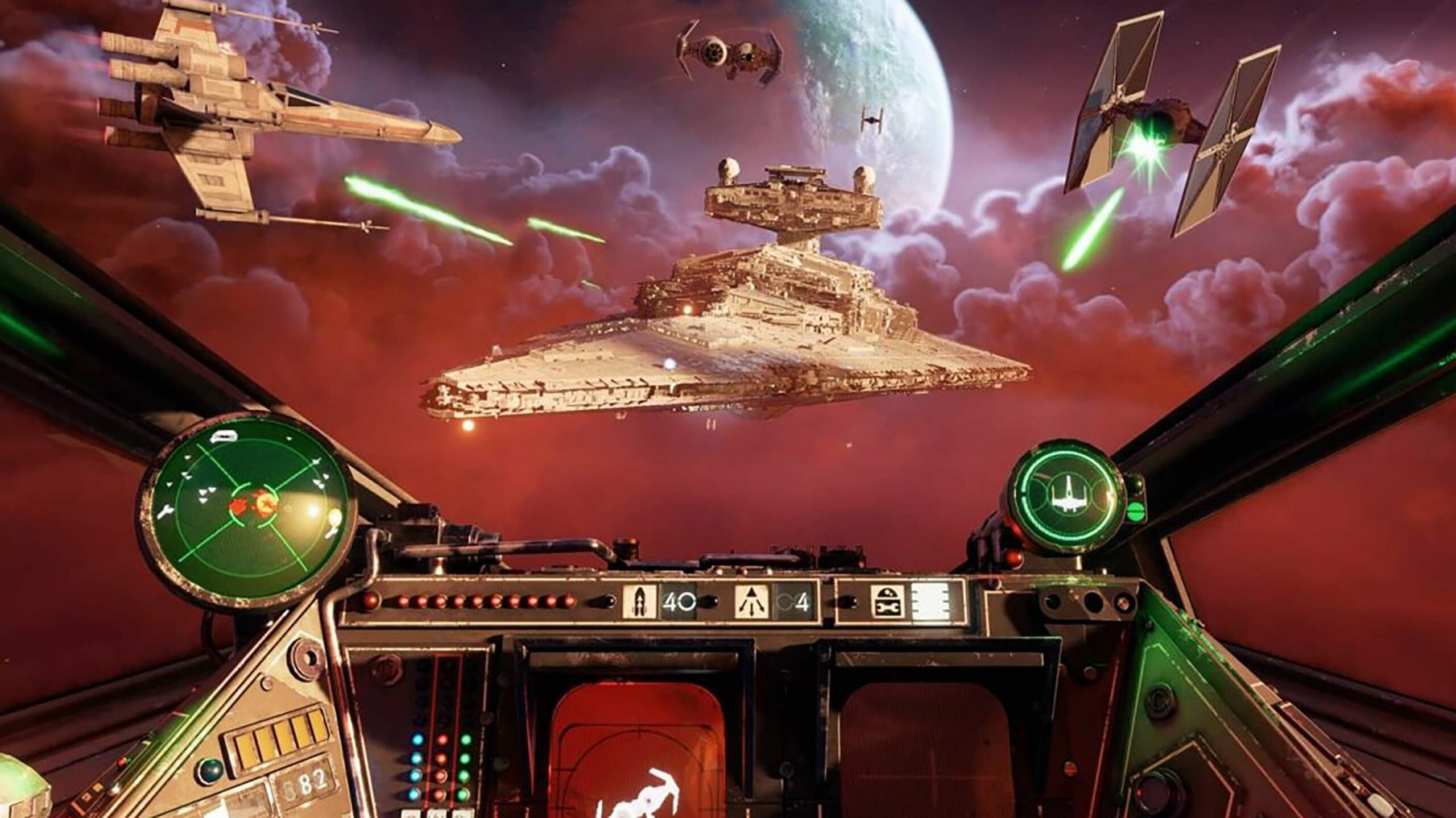 Star Wars: Squadrons cockpit